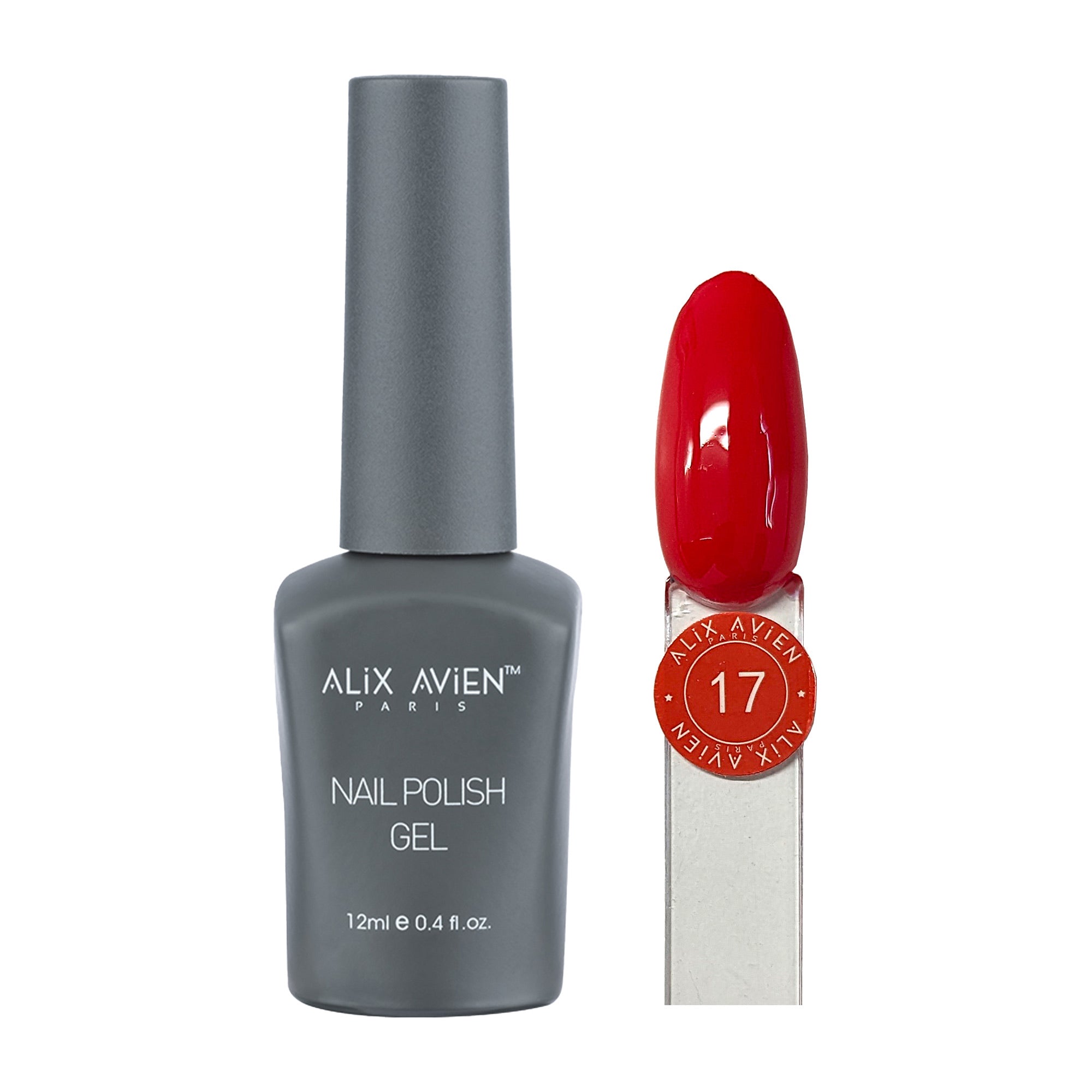 Alix Avien - Nail Polish Gel No.17 (Ripe Raspberry)