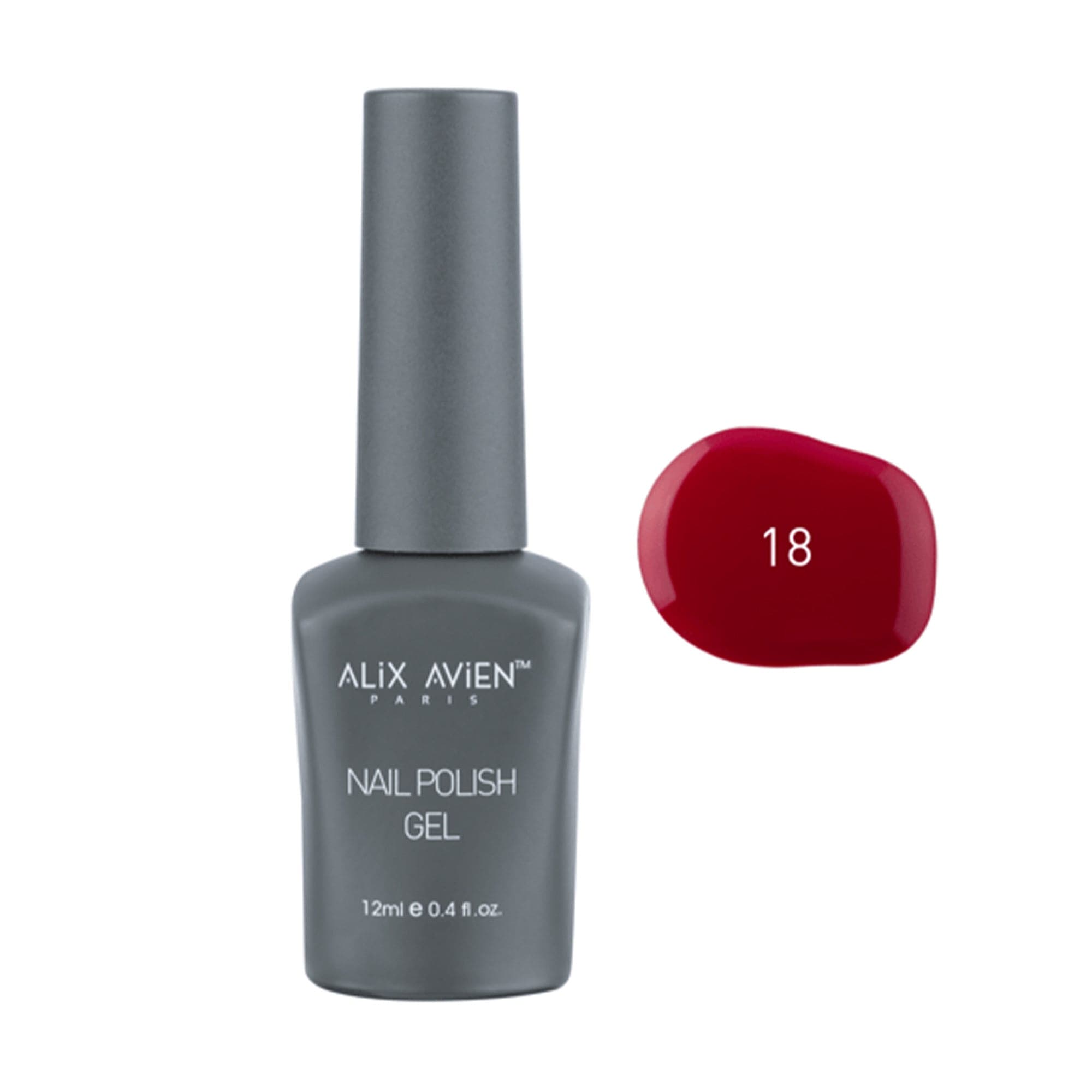 Alix Avien - Nail Polish Gel No.18 (Royal Red) - Eson Direct