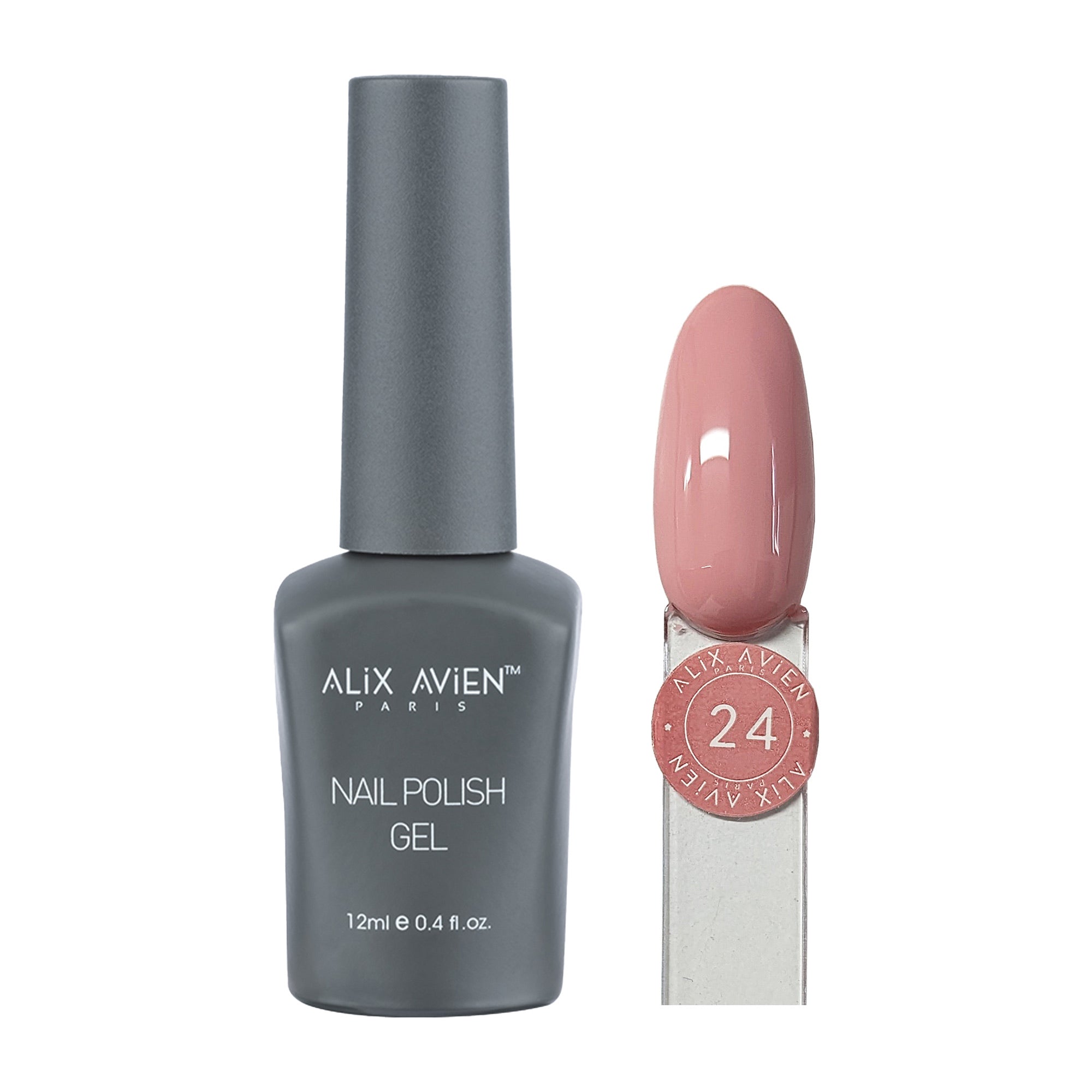 Alix Avien - Nail Polish Gel No.24 (Rose Dried) - Eson Direct