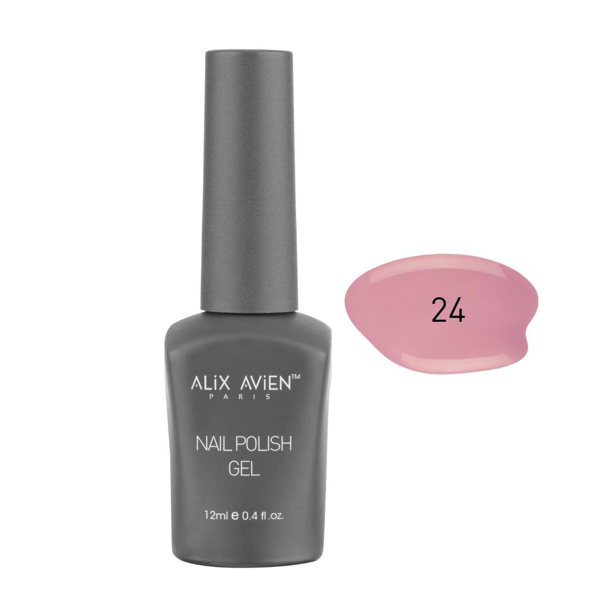 Alix Avien - Nail Polish Gel No.24 (Rose Dried) - Eson Direct