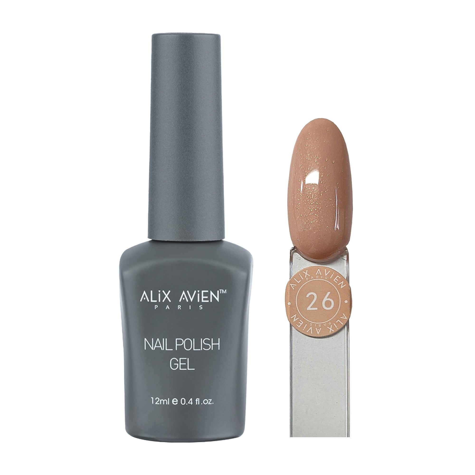 Alix Avien - Nail Polish Gel No.26 (Luminous Nude) - Eson Direct