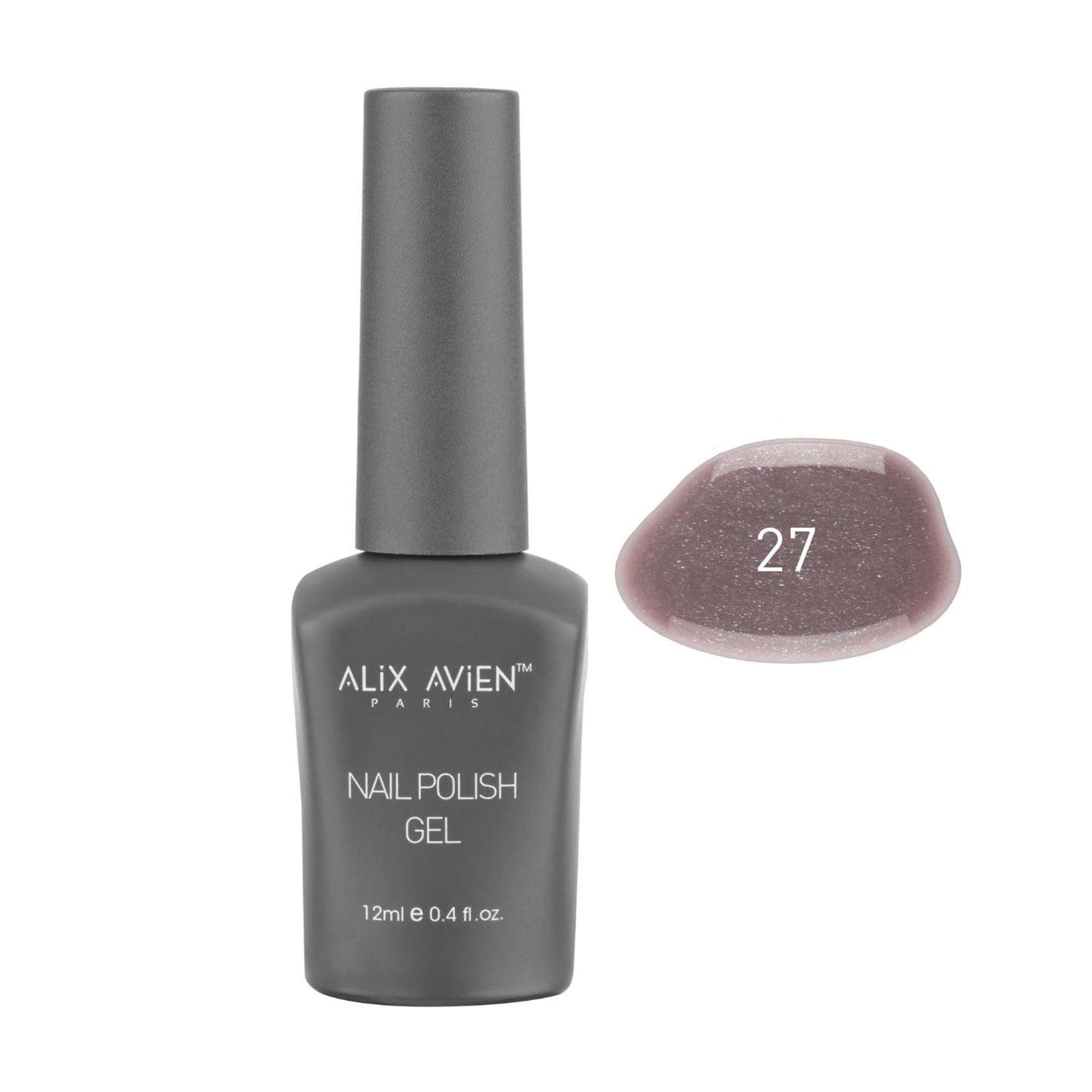 Alix Avien - Nail Polish Gel No.27 (Moondust Mocha) - Eson Direct