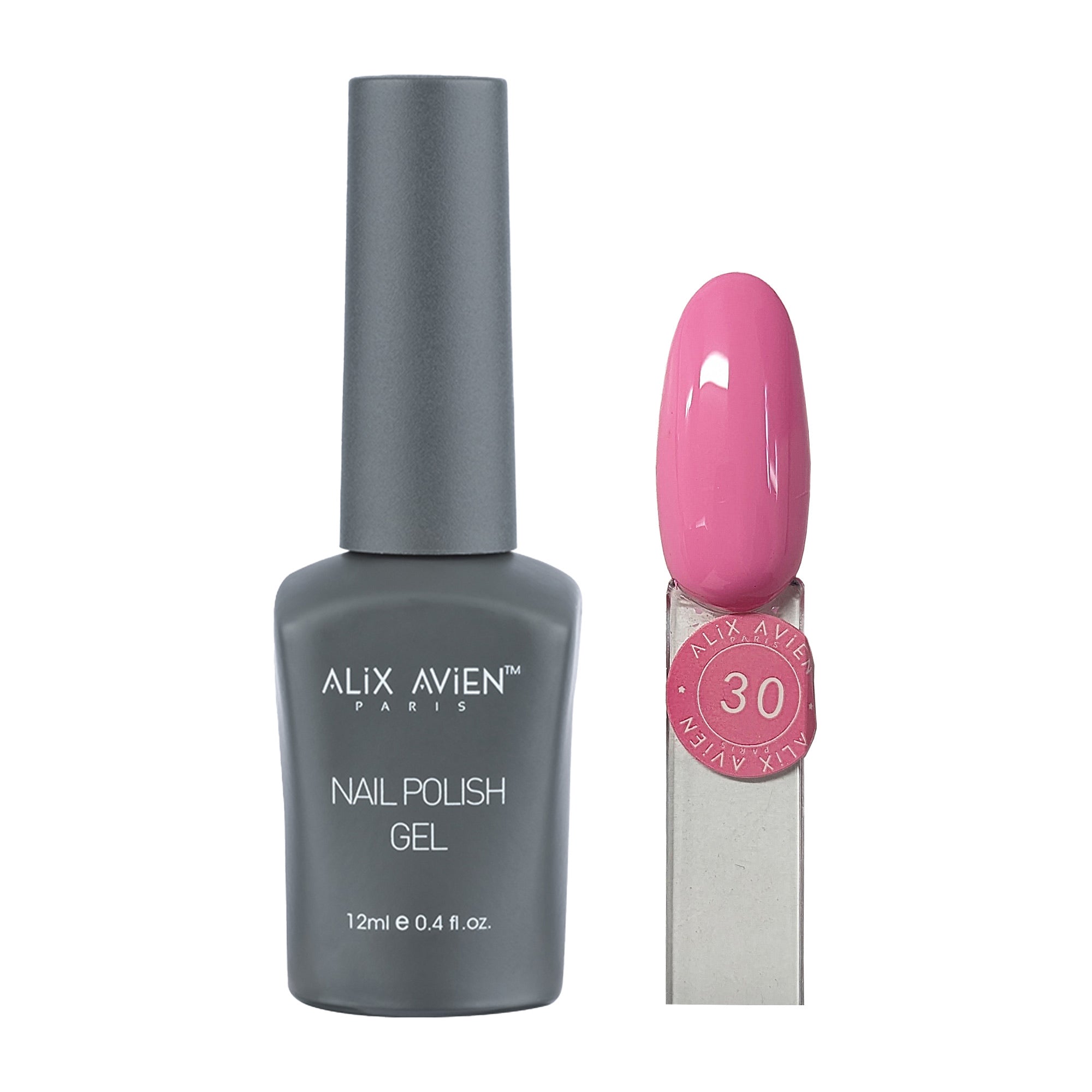 Alix Avien - Nail Polish Gel No.30 (Cotton Candy Pink)