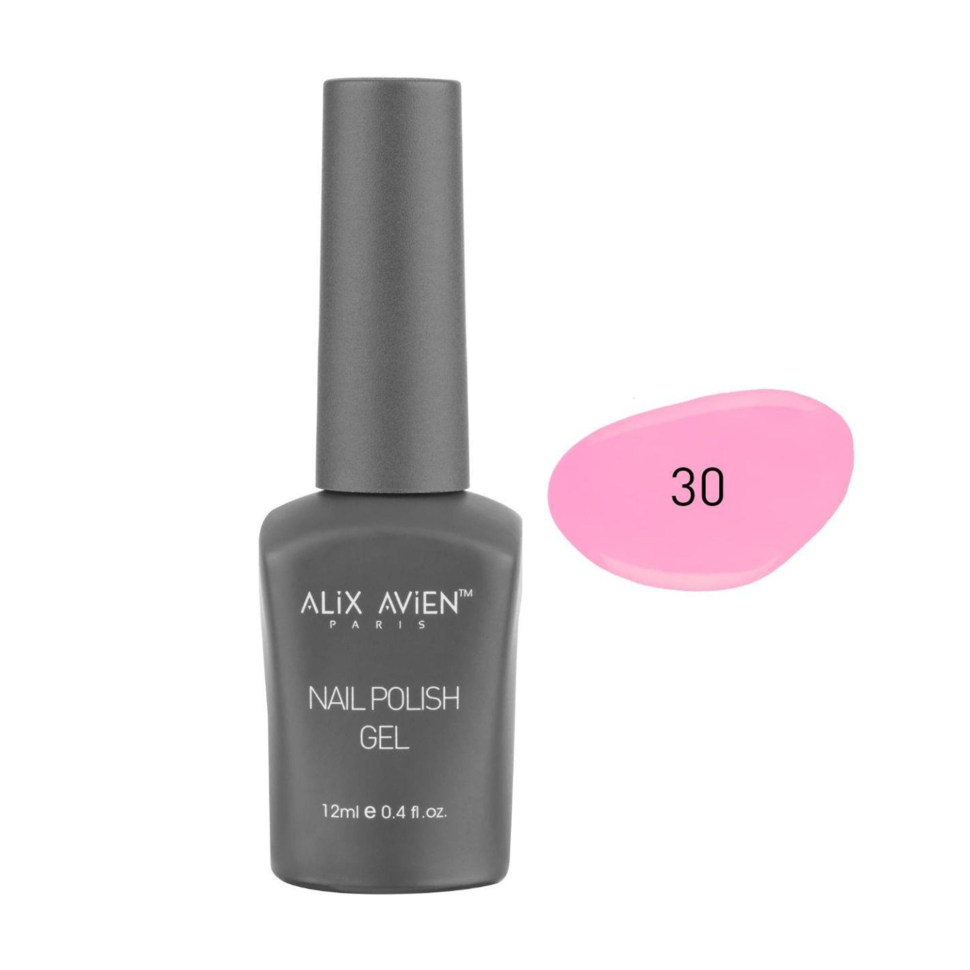 Alix Avien - Nail Polish Gel No.30 (Cotton Candy Pink) - Eson Direct