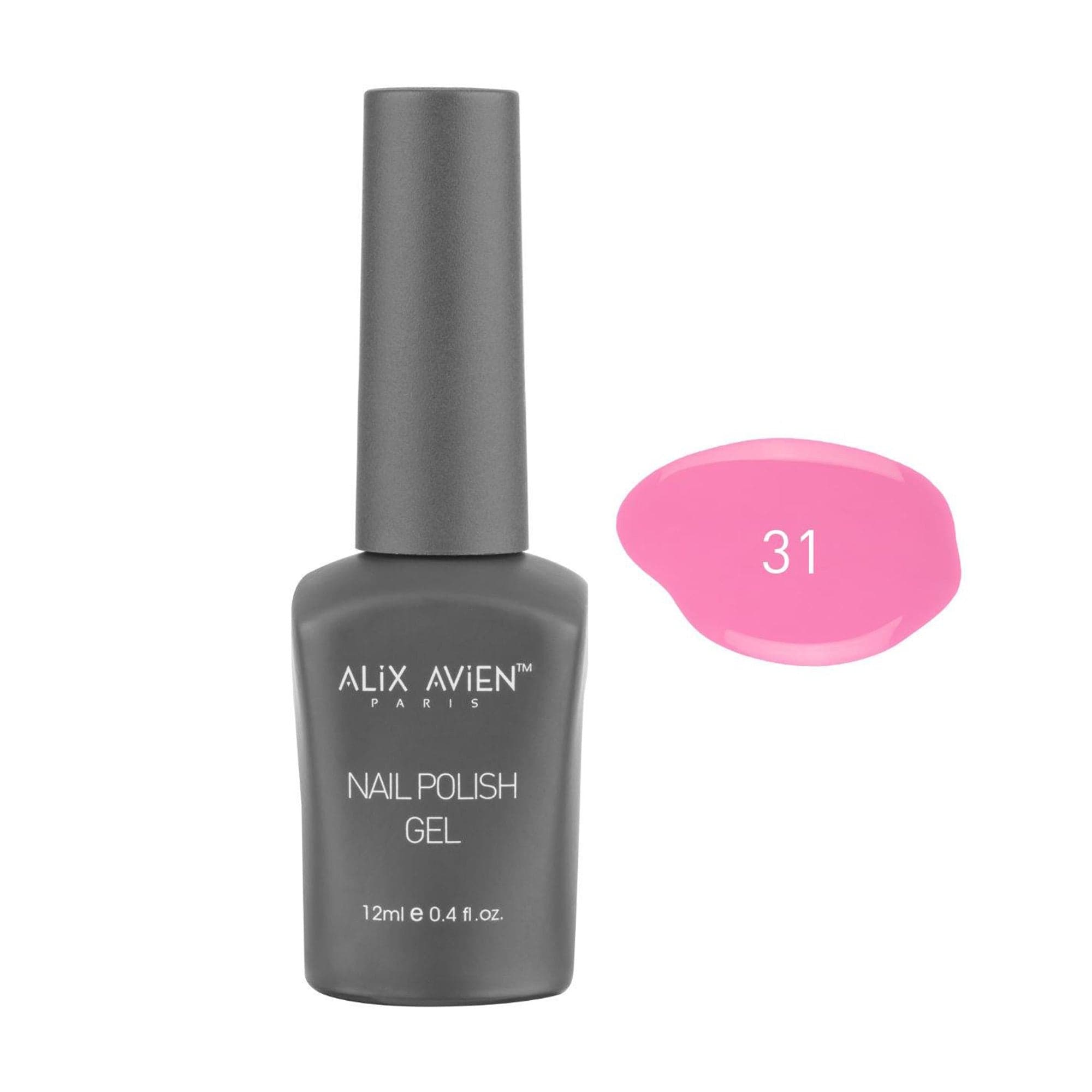 Alix Avien - Nail Polish Gel No.31 (Candy Pink) - Eson Direct