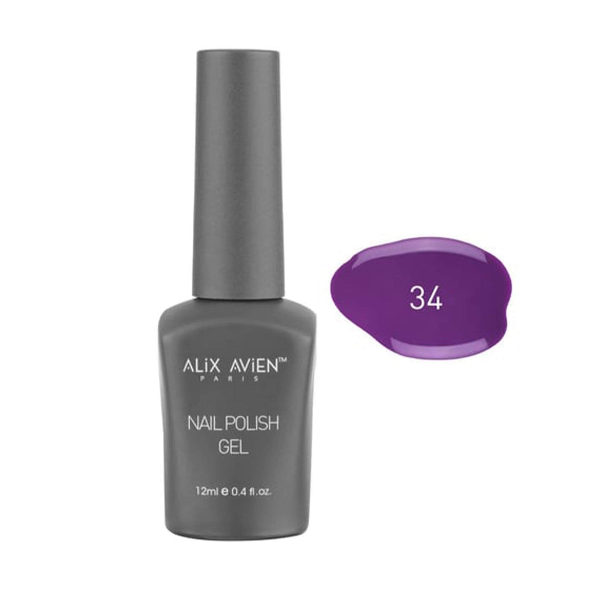 Alix Avien - Nail Polish Gel No.34 (Royal Velvet) - Eson Direct