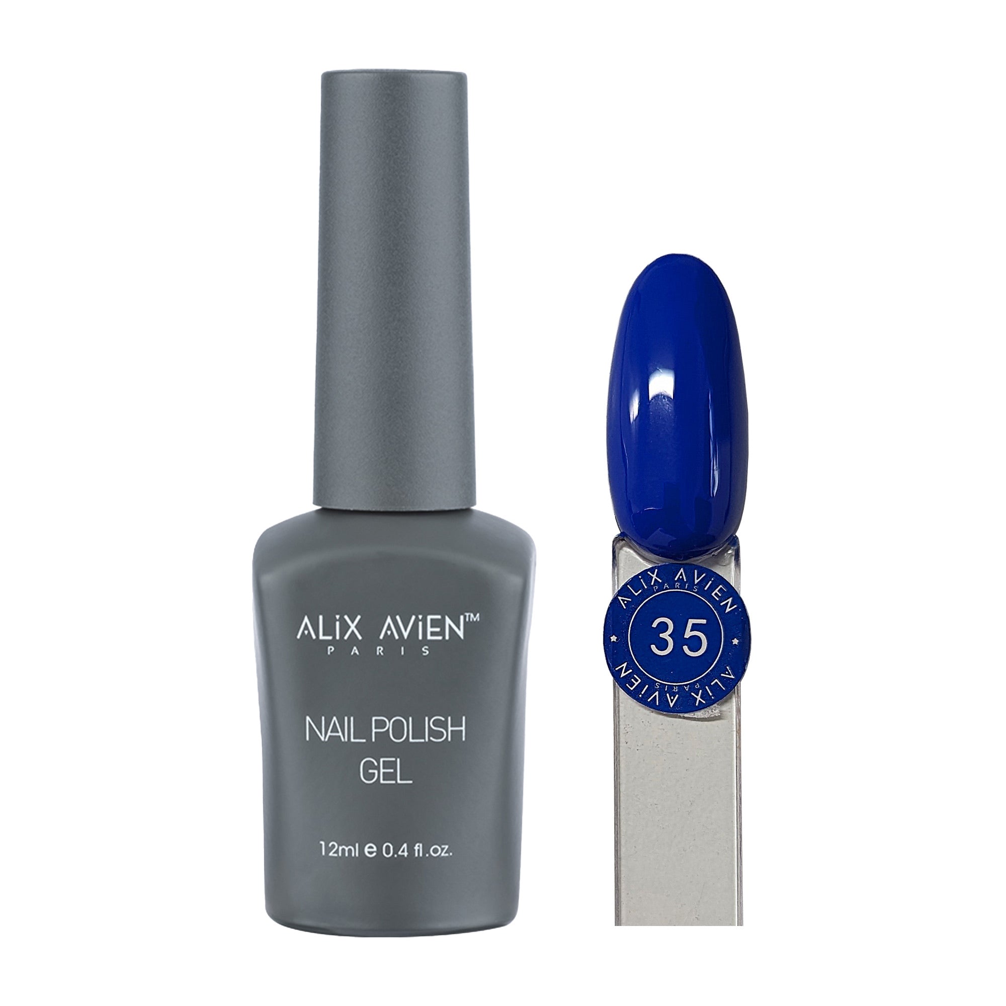 Alix Avien - Nail Polish Gel No.35 (Blueberry Splash)
