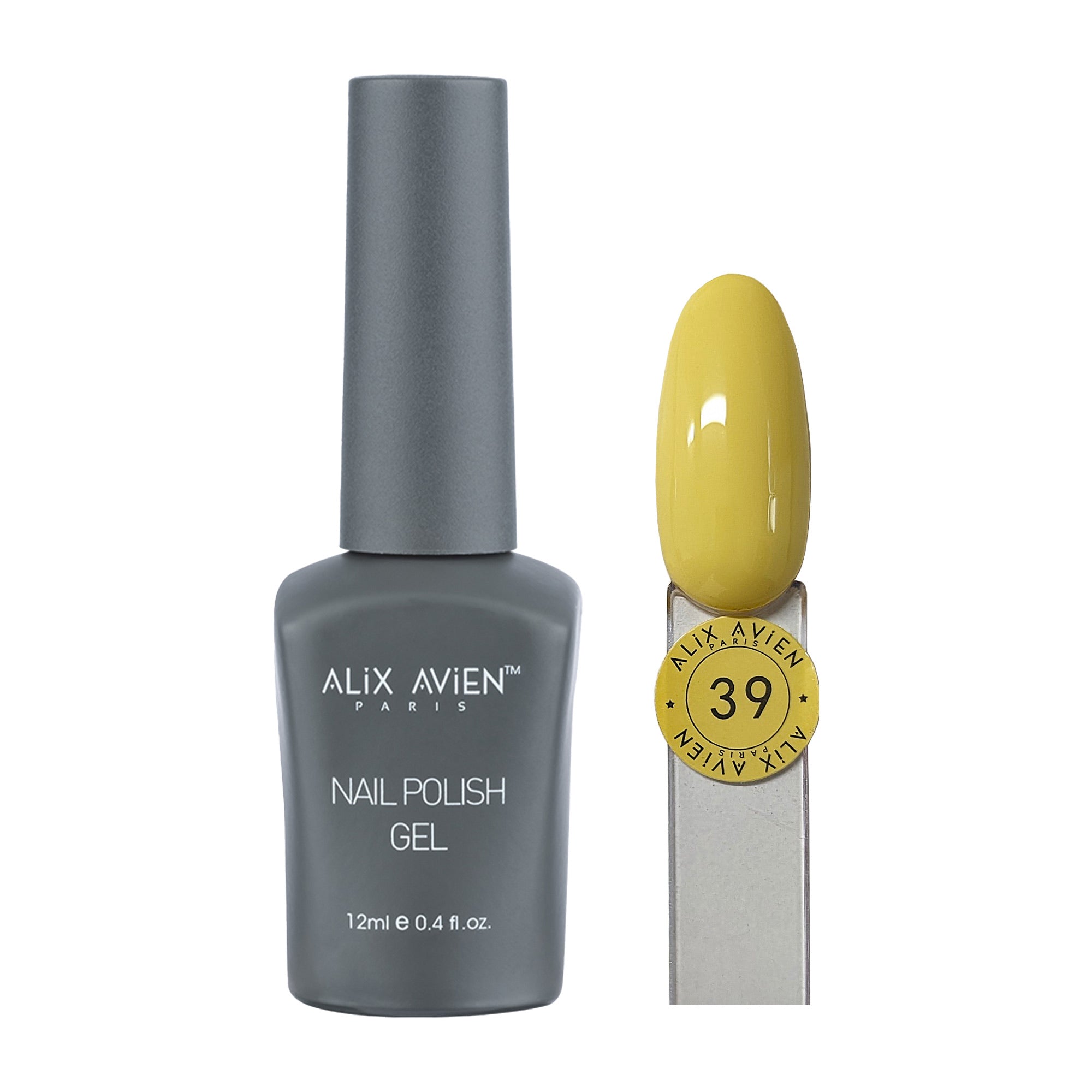 Alix Avien - Nail Polish Gel No.39 (Light Yellow) - Eson Direct
