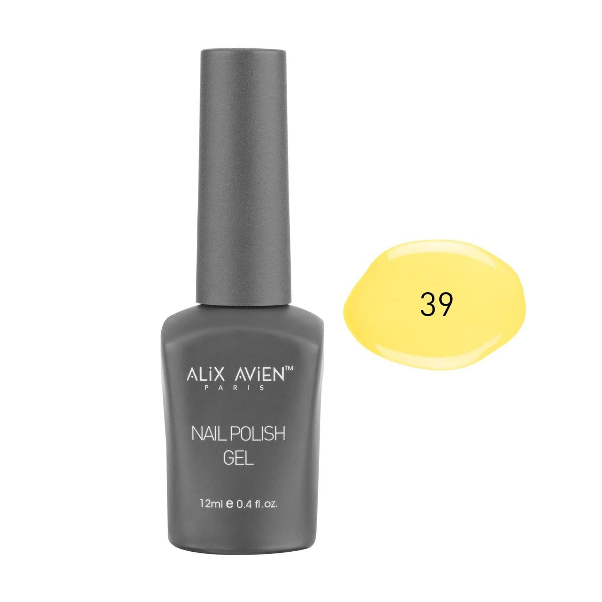 Alix Avien - Nail Polish Gel No.39 (Light Yellow) - Eson Direct