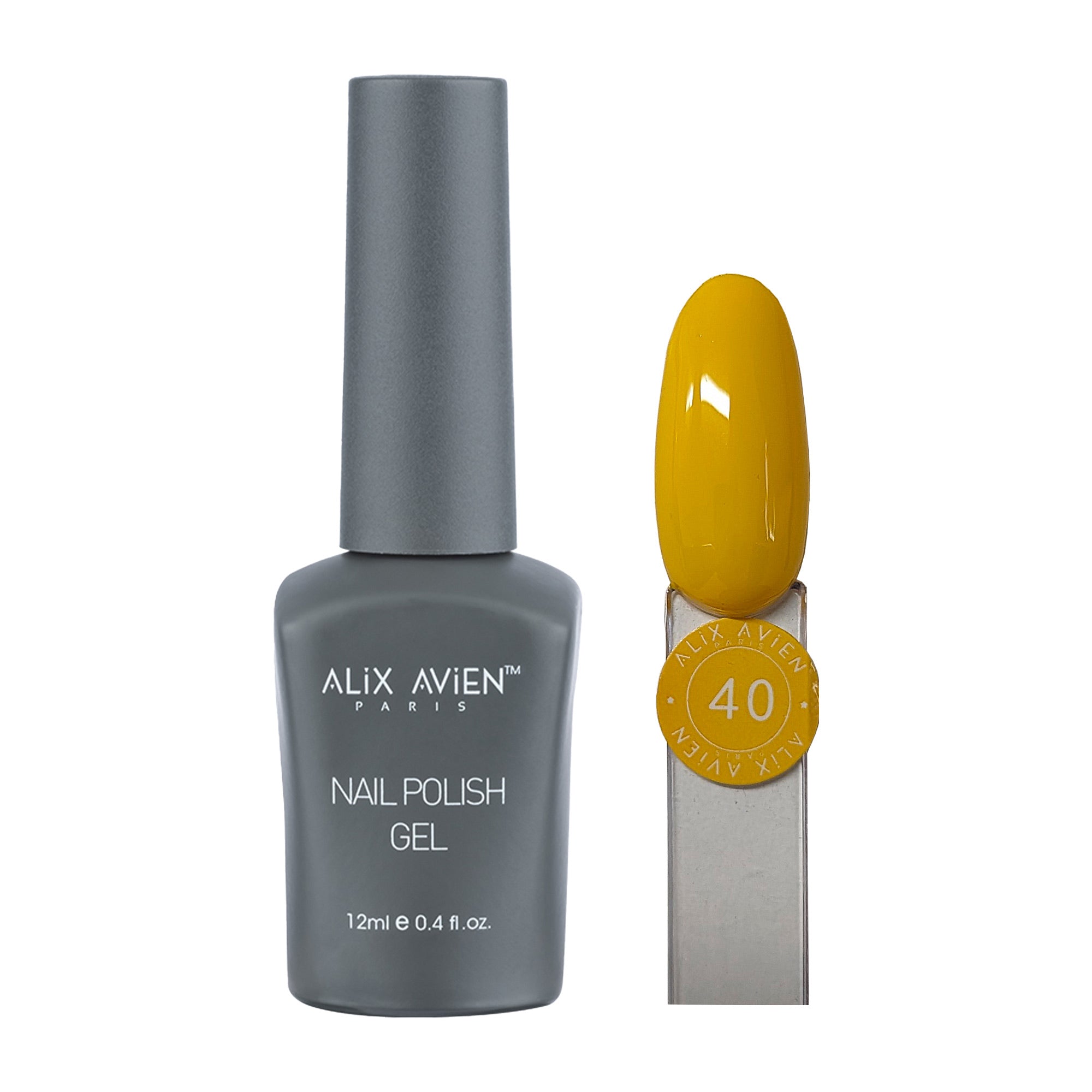 Alix Avien - Nail Polish Gel No.40 (Yellow) - Eson Direct