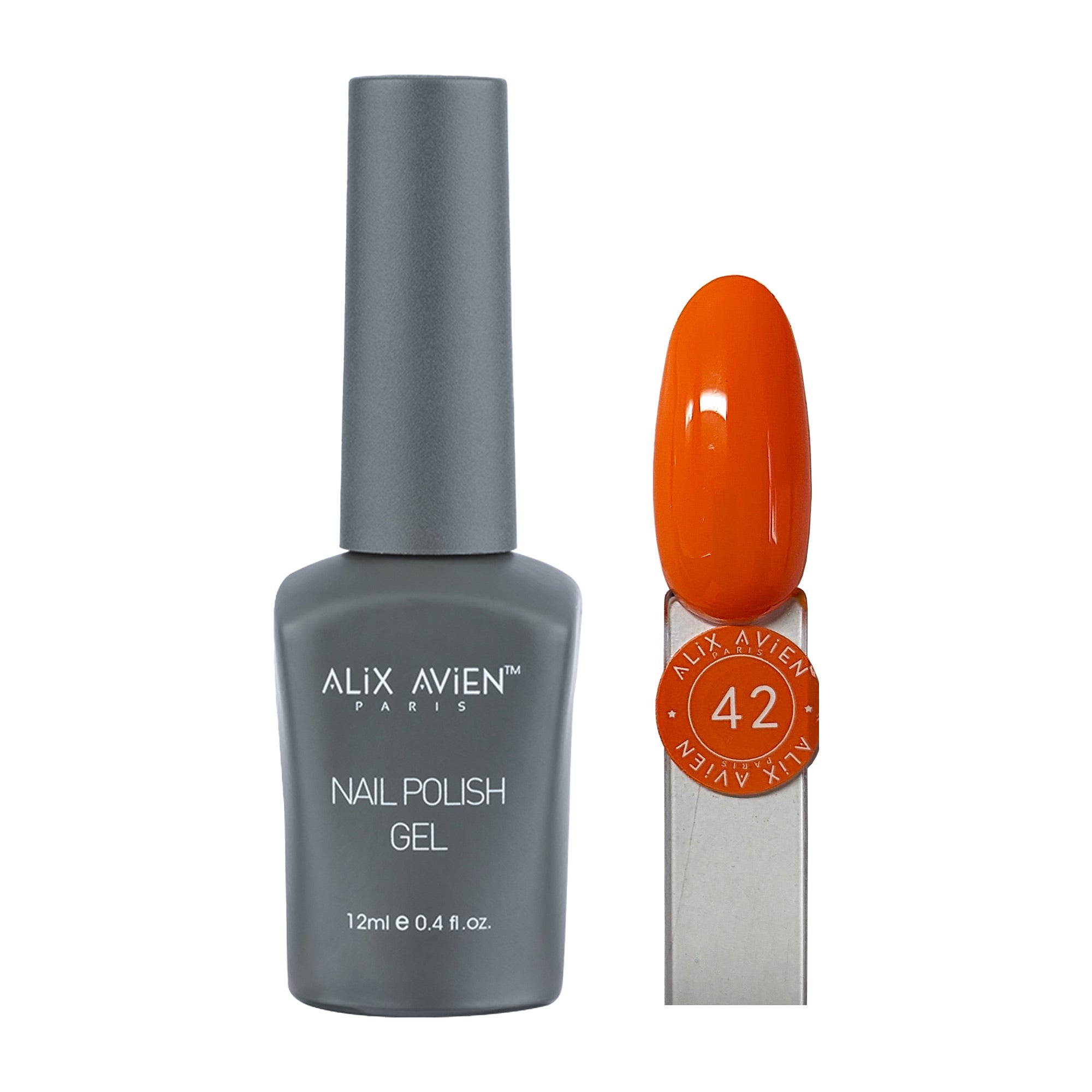 Alix Avien - Nail Polish Gel No.42 (Orange) - Eson Direct