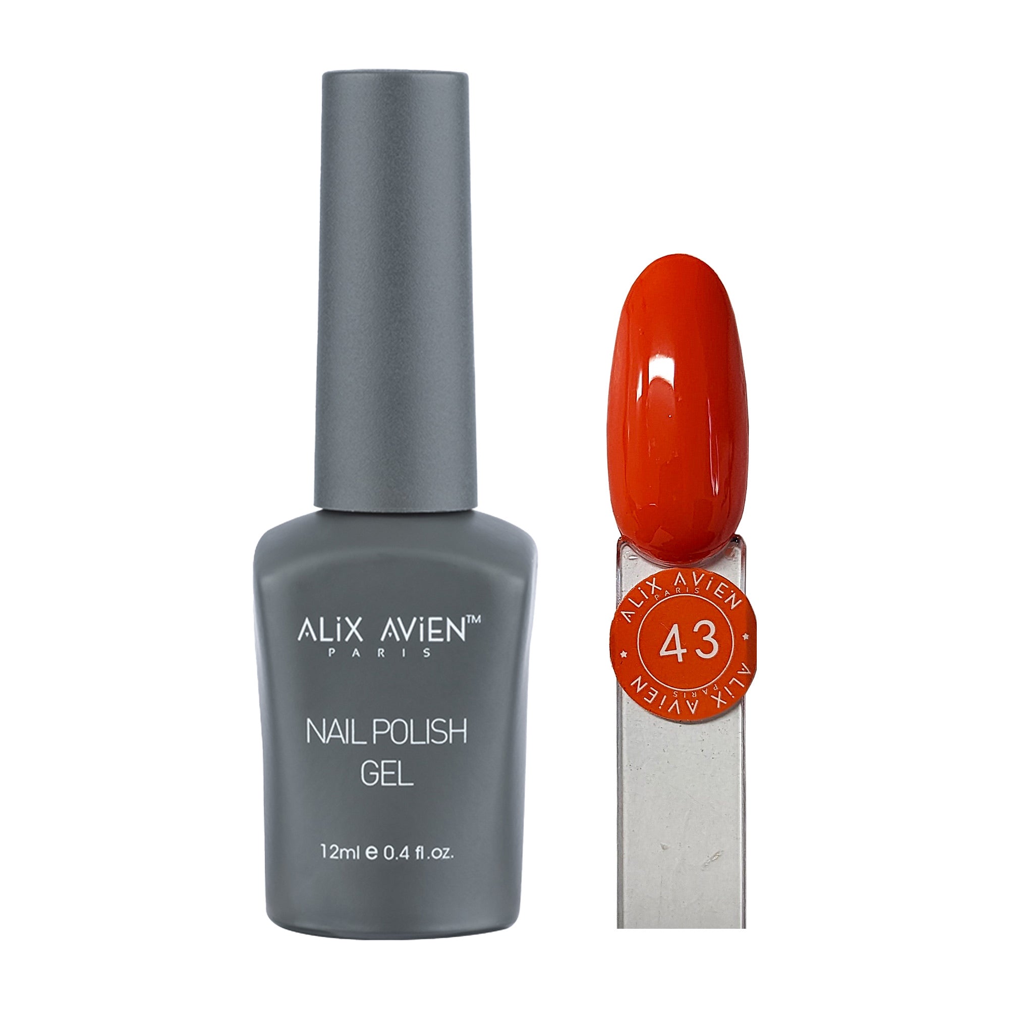 Alix Avien - Nail Polish Gel No.43 (Coral) - Eson Direct