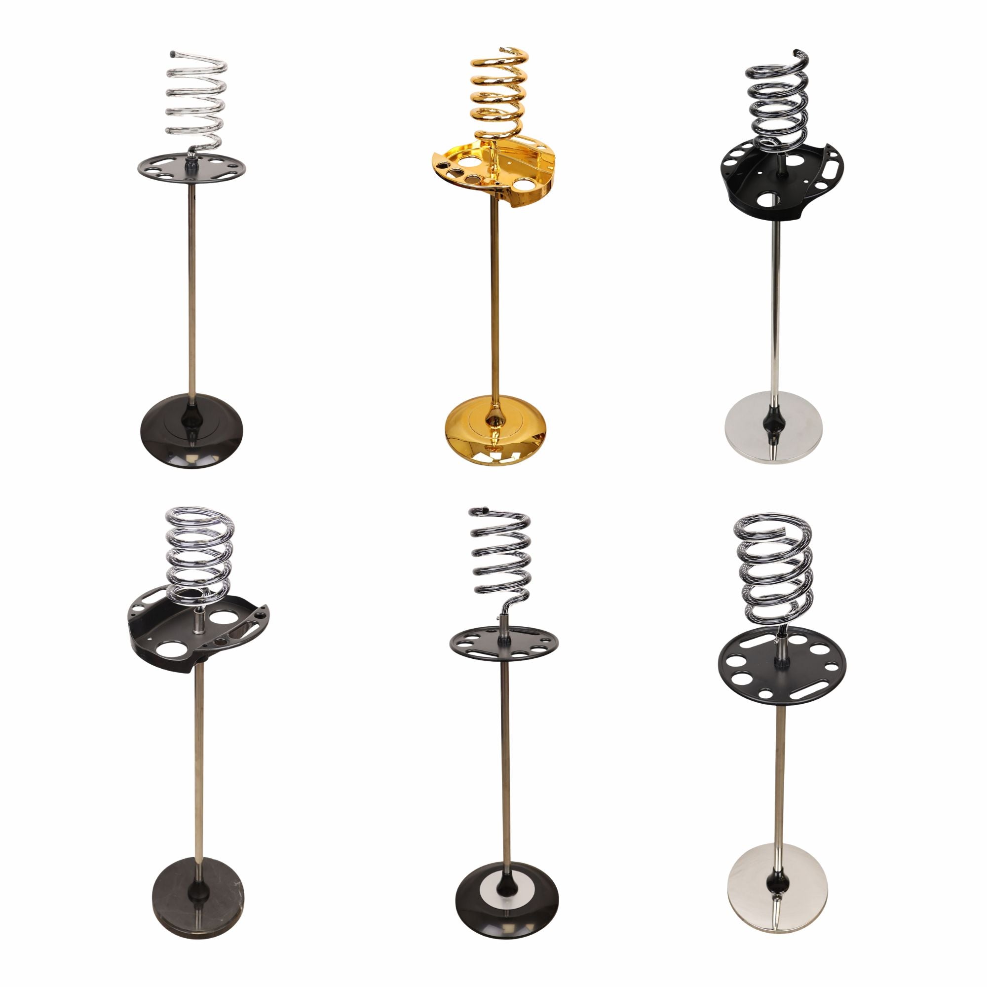 Eson - Hair Dryer Stand  Acrylic Spiral Holder With Tray