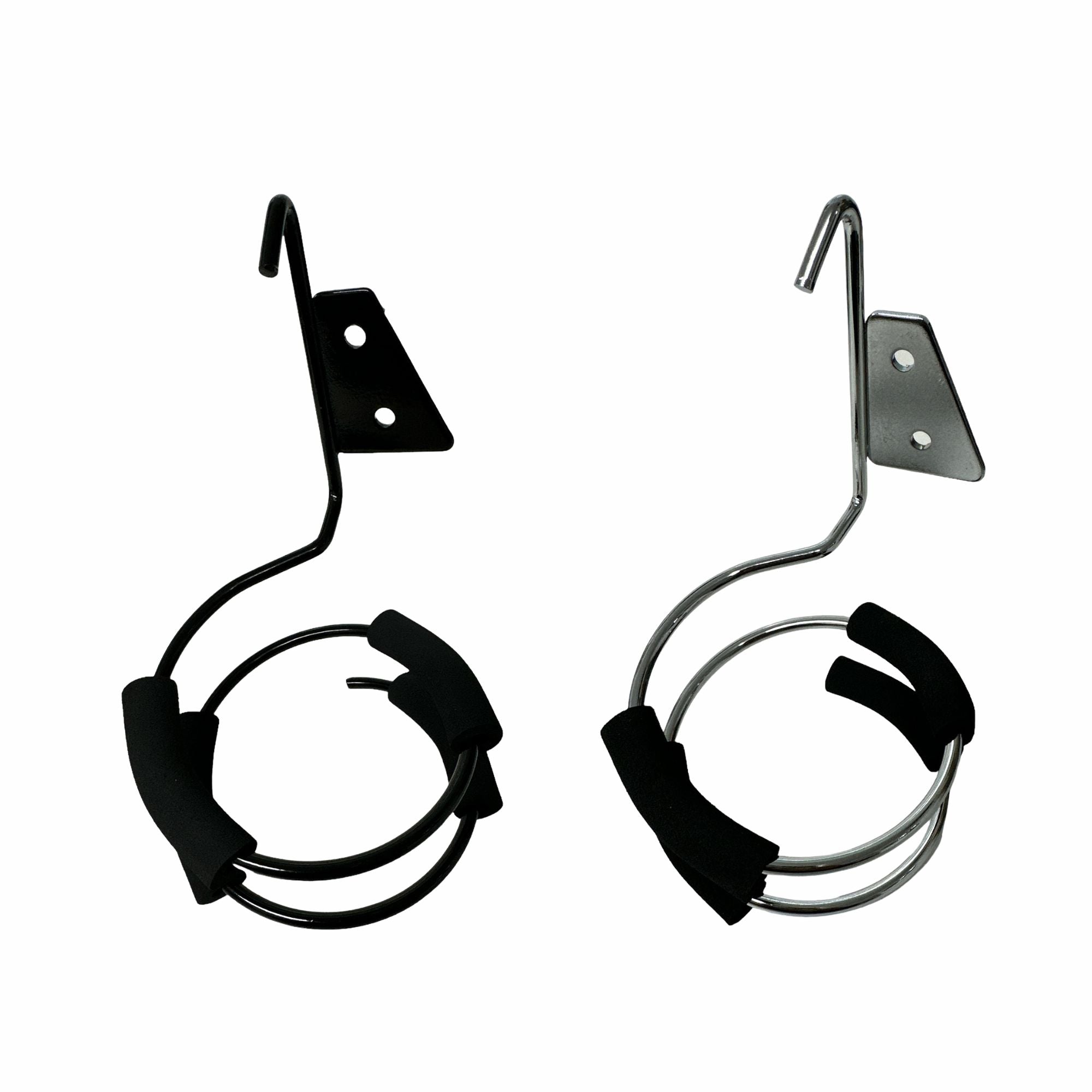 Eson - Wall Mounted Hair Dryer Holder With Rubber Grips