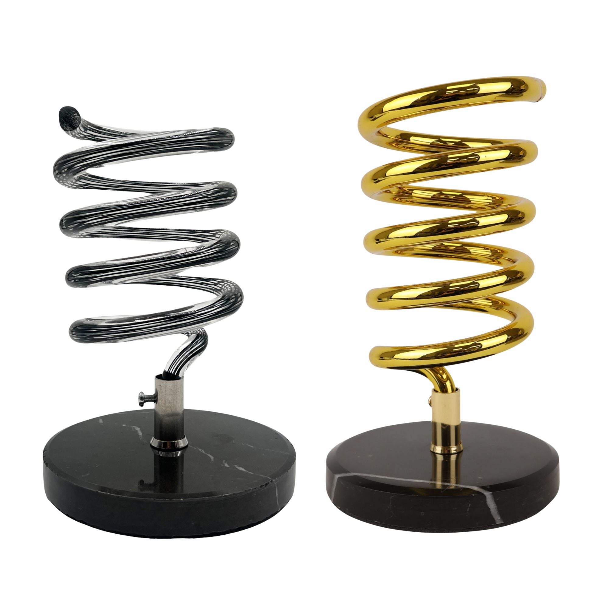 Eson - Hair Dryer Desktop Marble Stand Acrylic Spiral Holder
