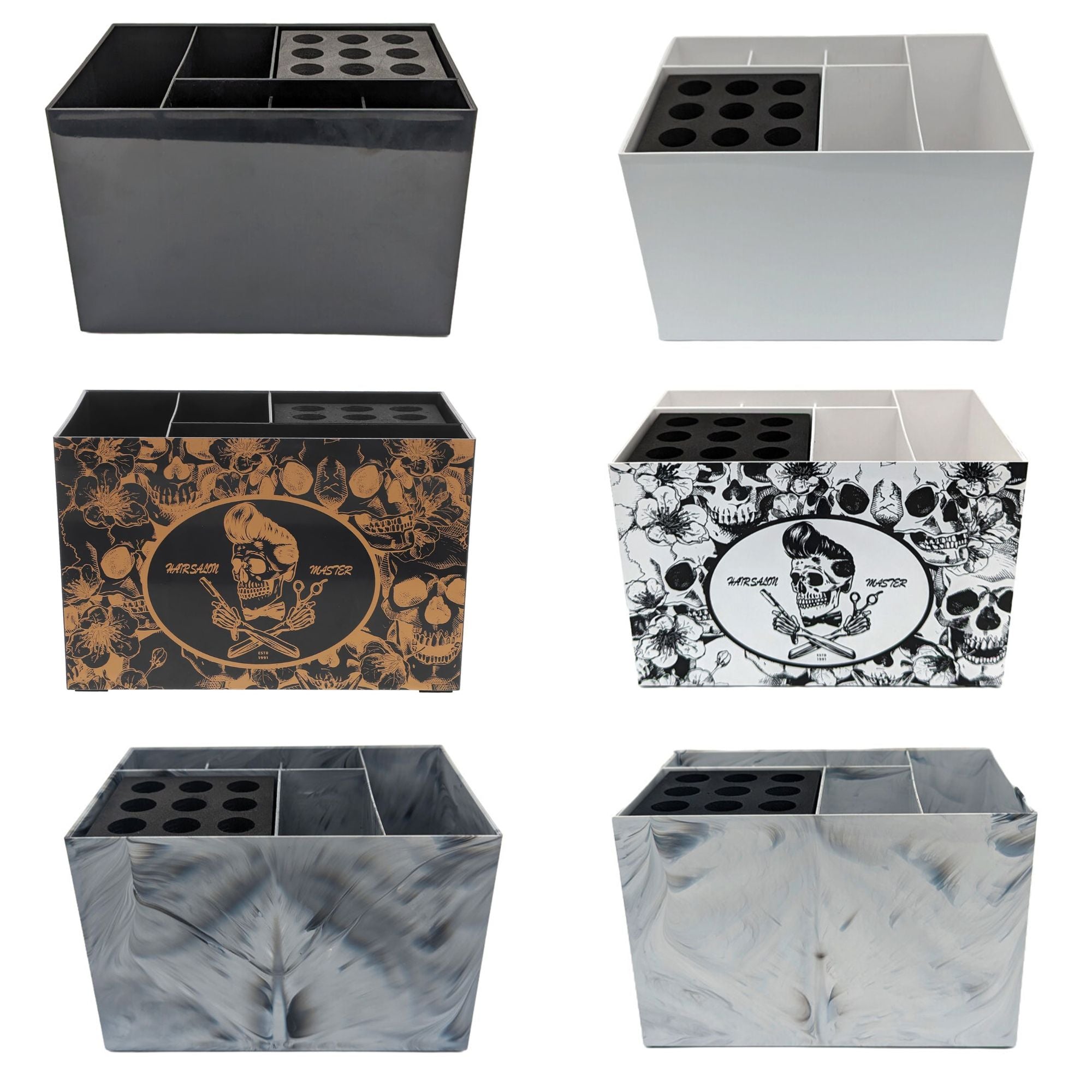 Eson - Scissor & Brush Holder Non-Slip Storage Box With Foam Grip