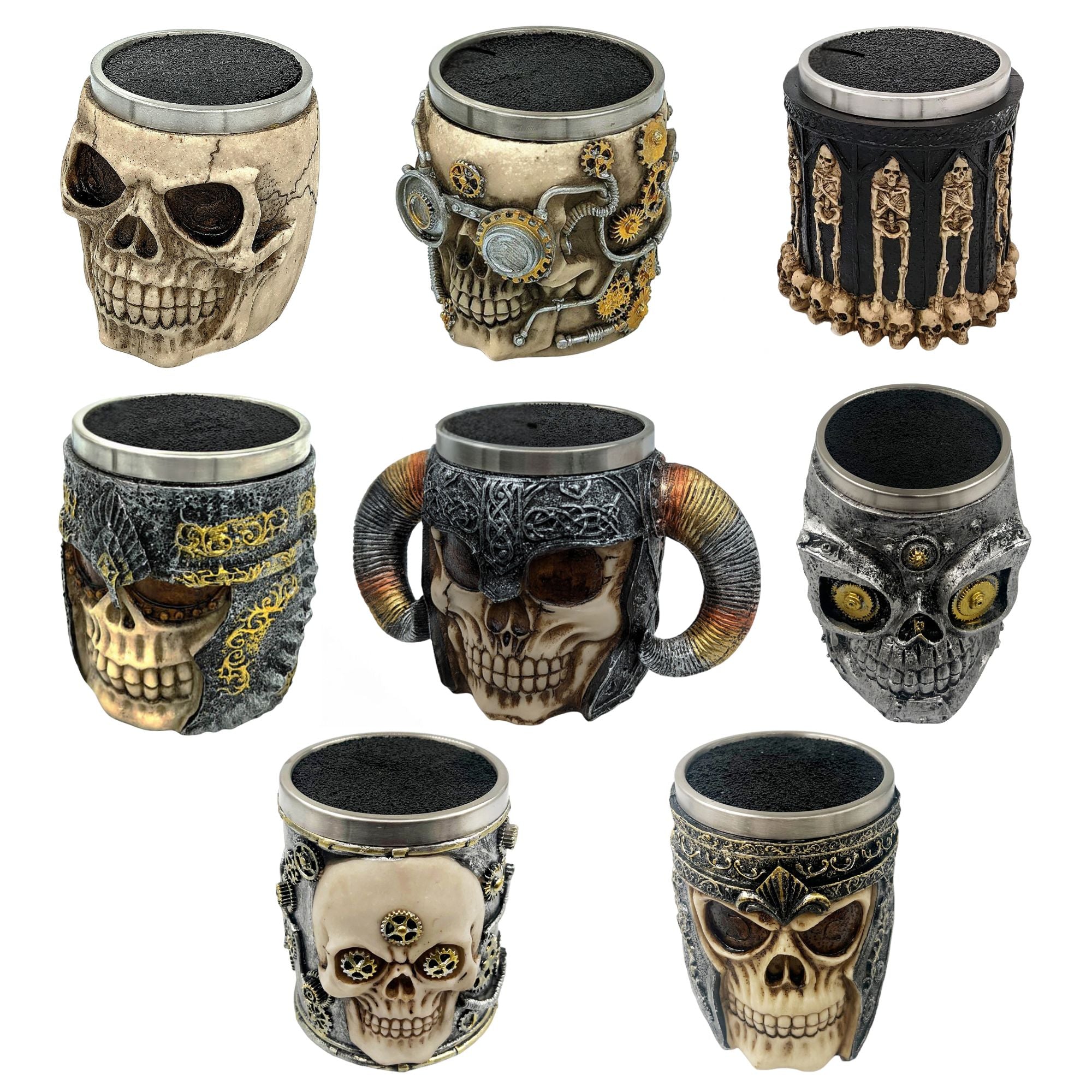 Eson - Scissors Holder Skull Style 9x11cm