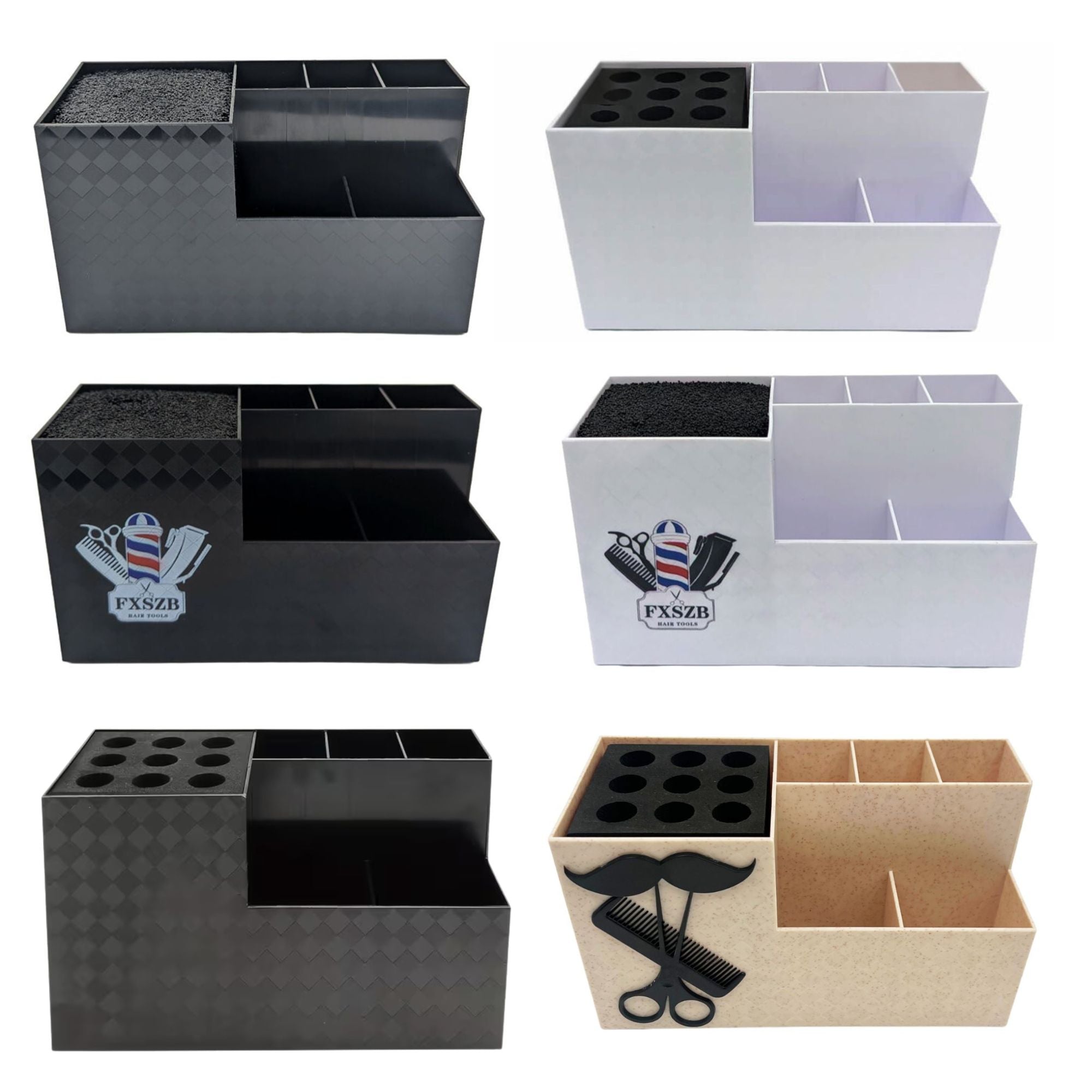 Eson - Scissor & Brush Holder Non-Slip Storage Box