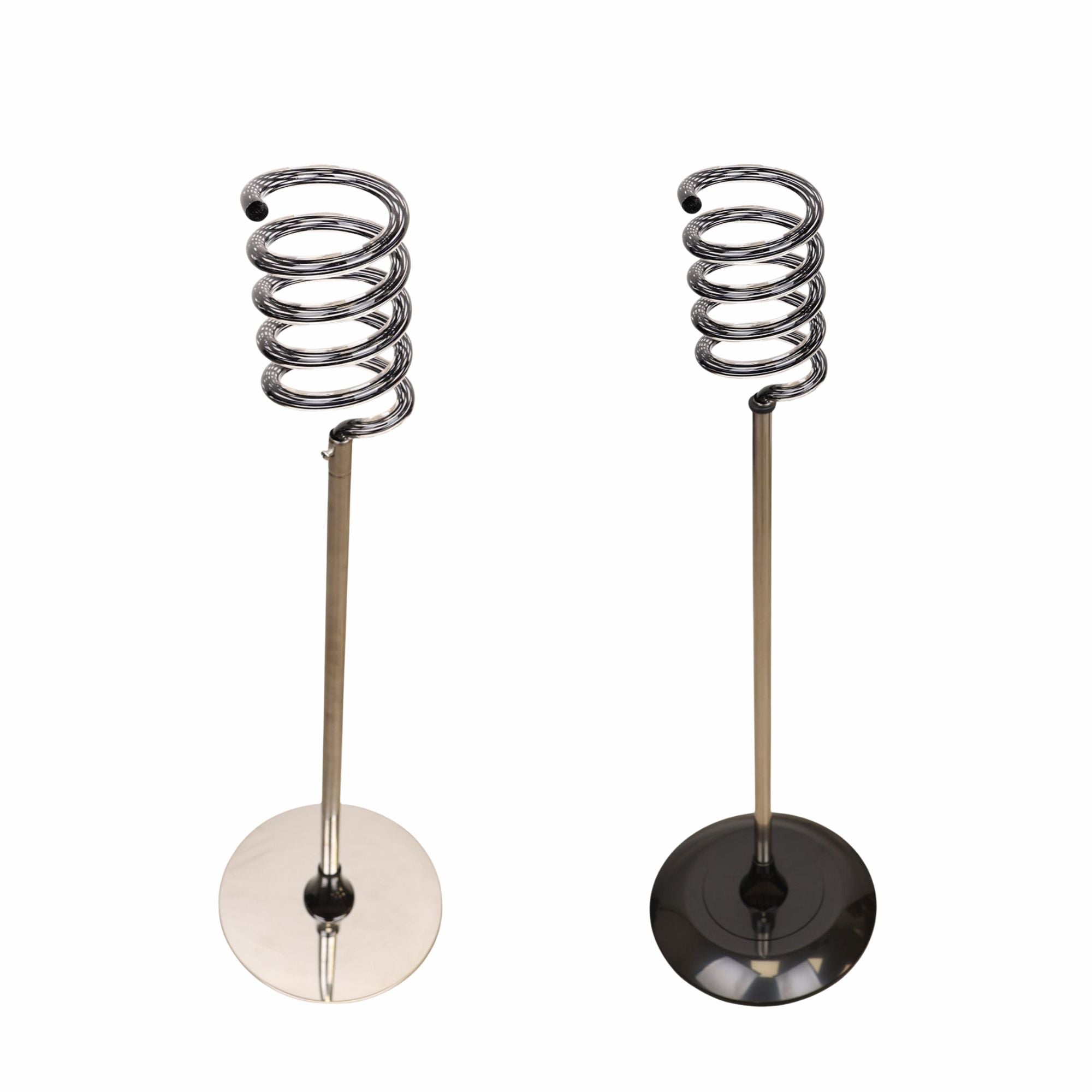 Eson - Hair Dryer Stand Black Acrylic Spiral Holder