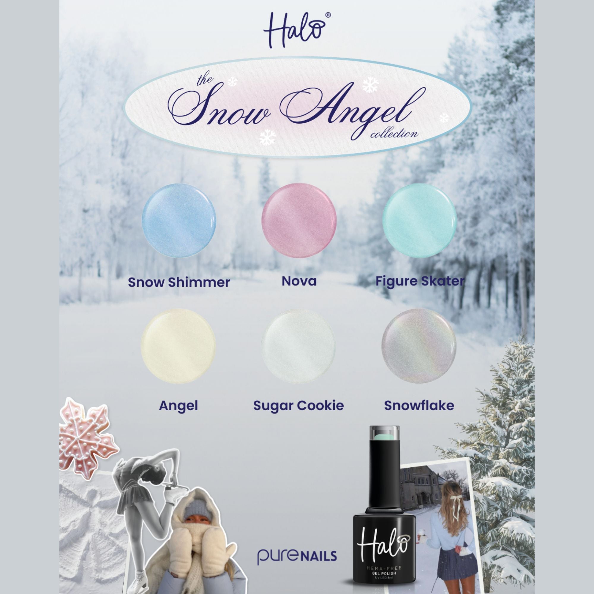 Halo - Gel Polish Snow Flake 8ml