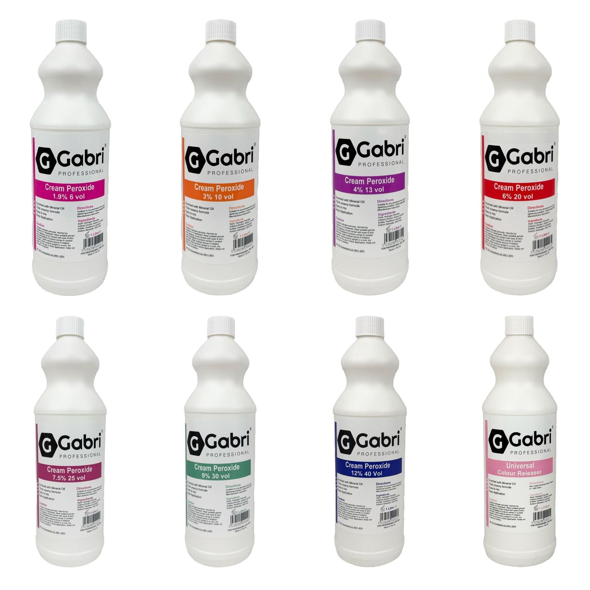 Gabri Professional - Cream Peroxide 12% 40 Vol 1000ml