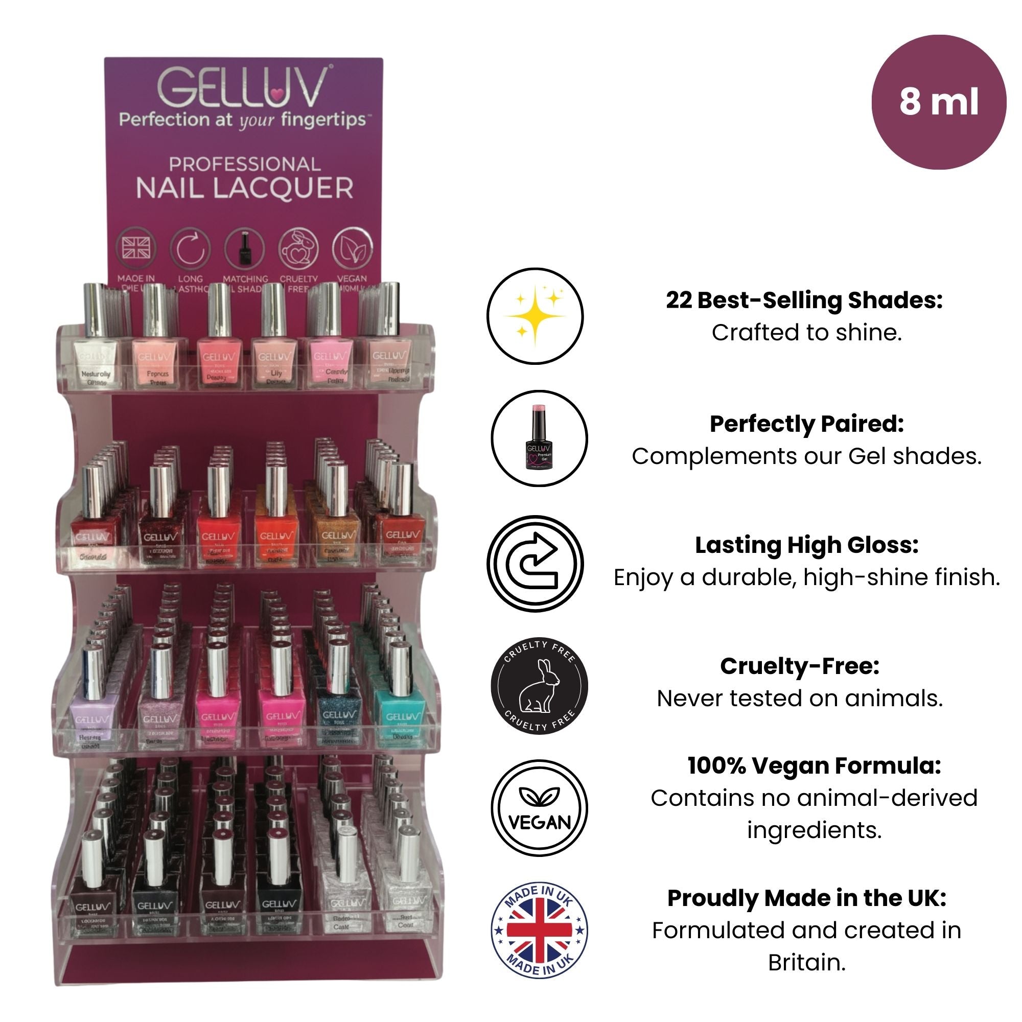 Gelluv - Nail Lacquer Rumour 8ml