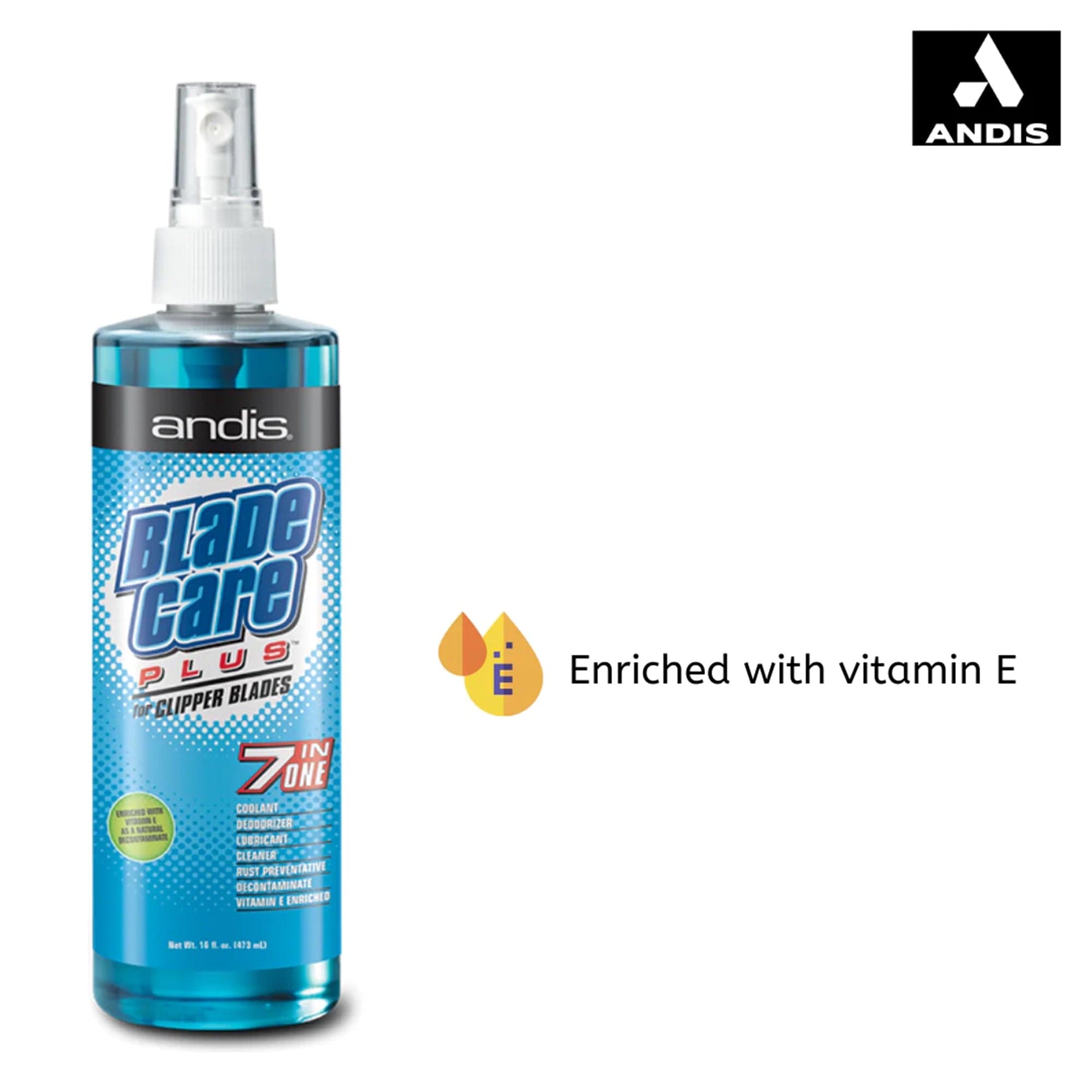 Andis - Blade Care Plus 7 in 1 Cleaner Spray 473ml - Eson Direct
