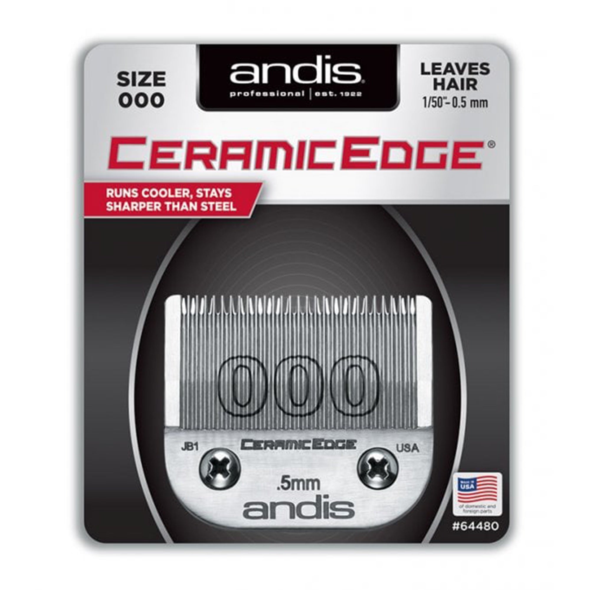Andis - Ceramic Edge Blade Size 000 #64480 - Eson Direct