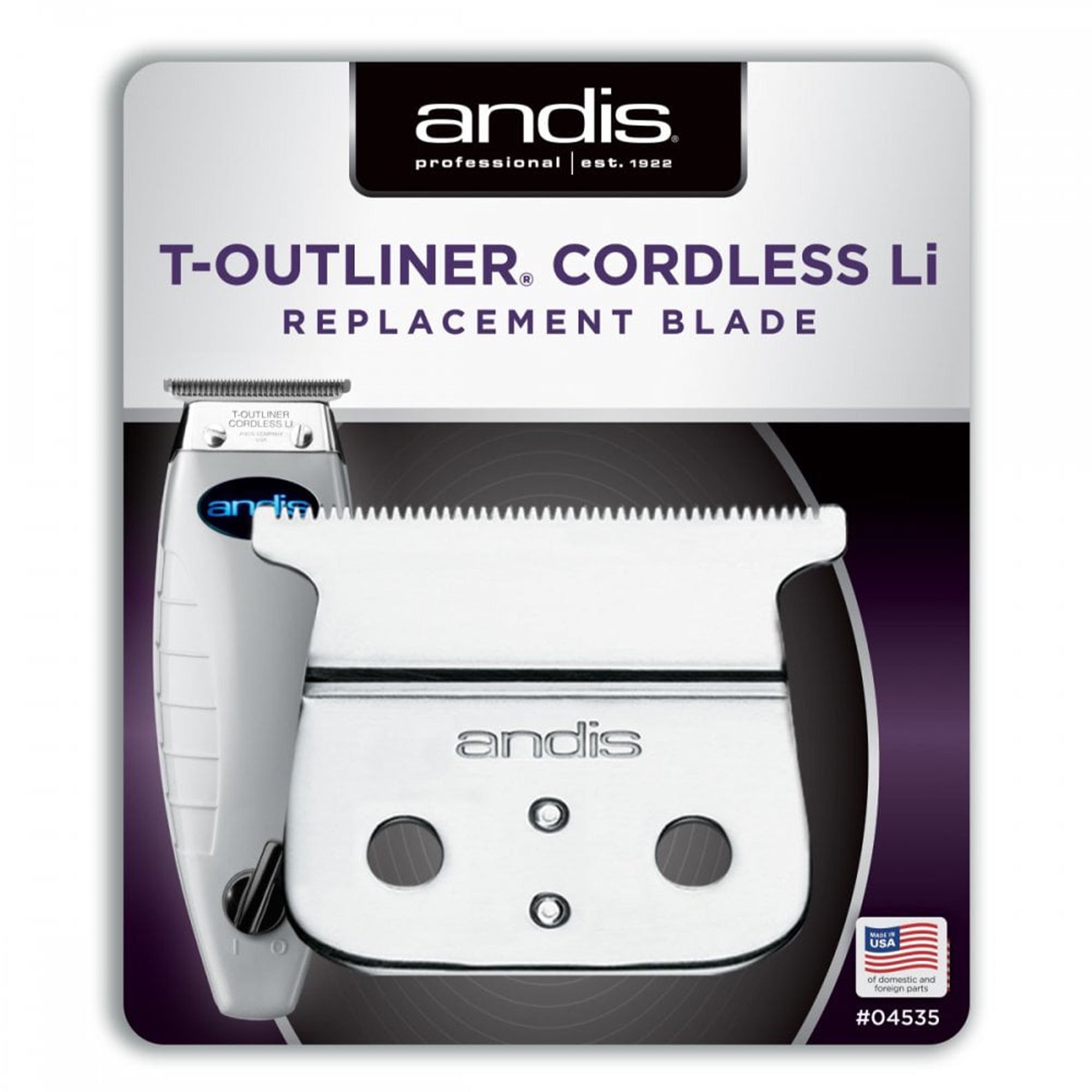 Andis - T-Outliner Cordless Li Replacement Blade #04535 - Eson Direct