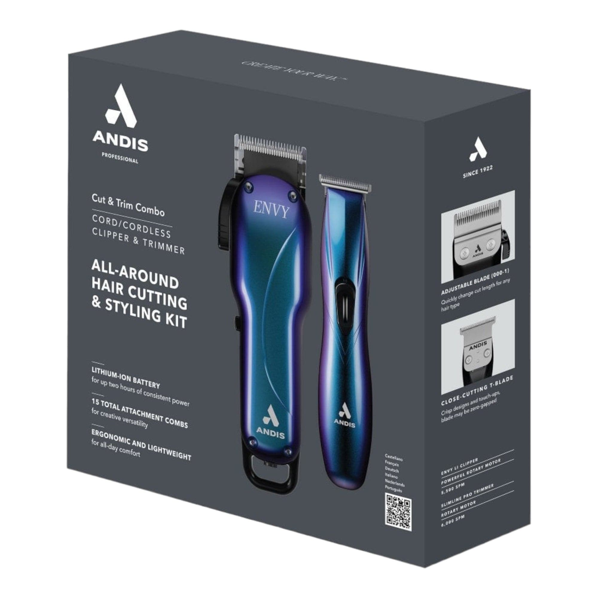 Andis - Limited Edition Galaxy Clipper & Trimmer Set 561563