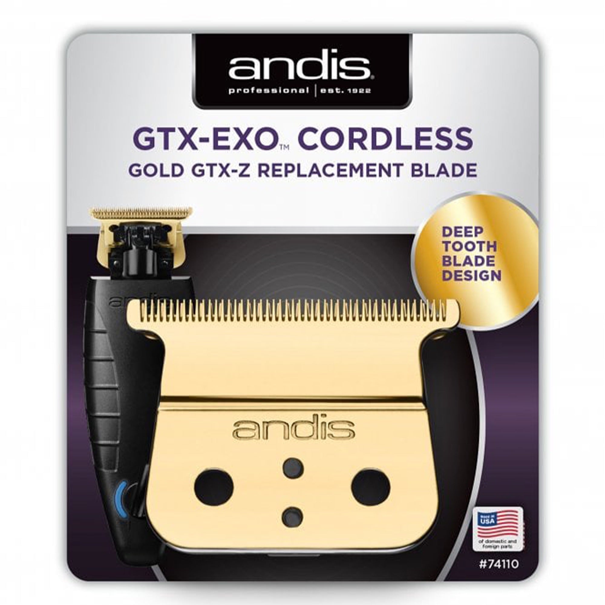Andis - GTX EXO Cordless Gold GTX Z Replacement Blade #74110 - Eson Direct