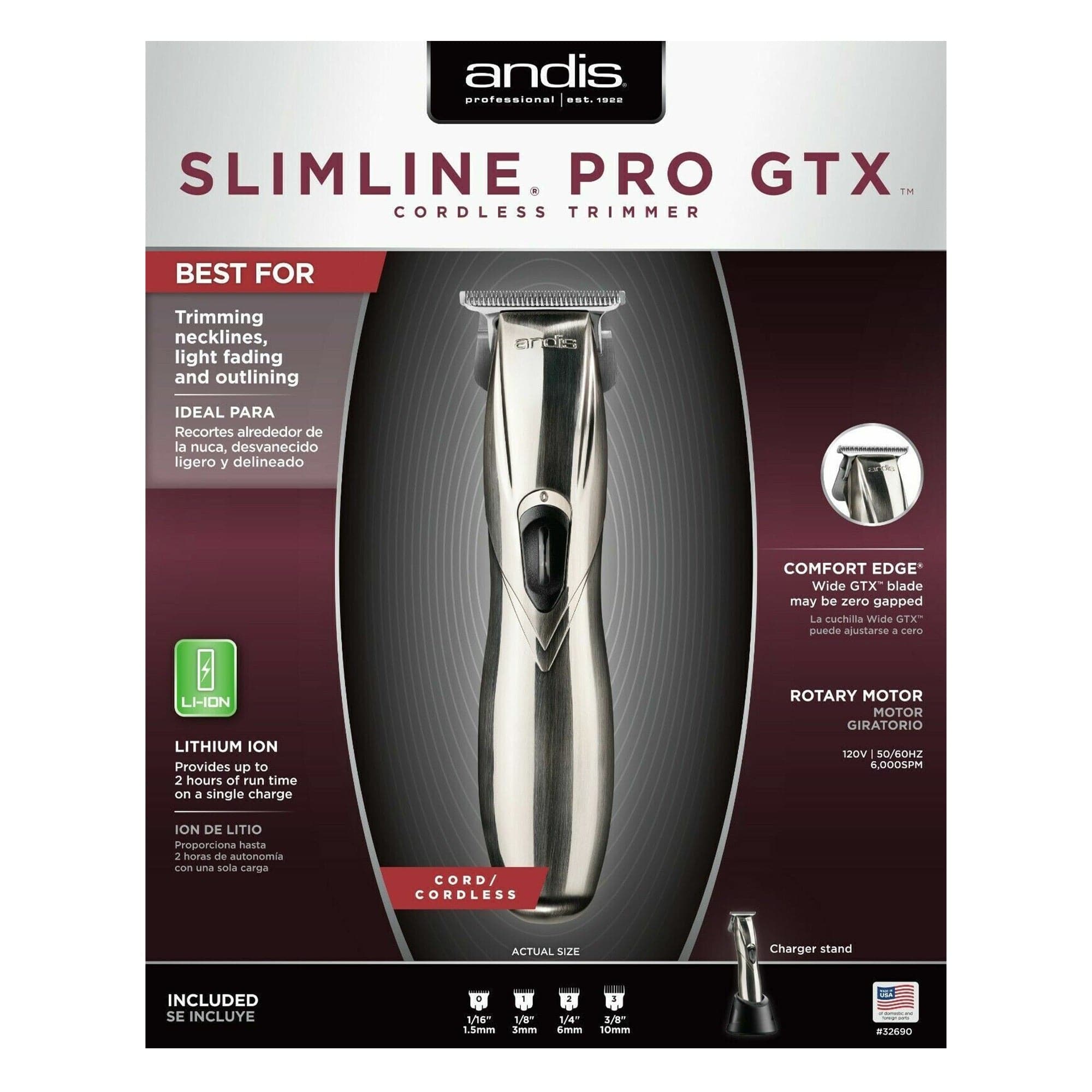Andis - Slimline Pro GTX Cordless Trimmer