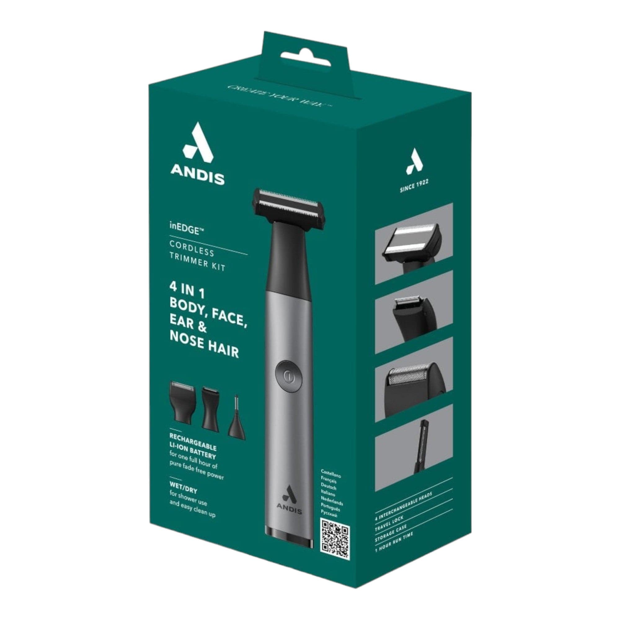 Andis - inEDGE Lithium-ion Cordless All-in-One Trimmer Kit SBT-1 560584