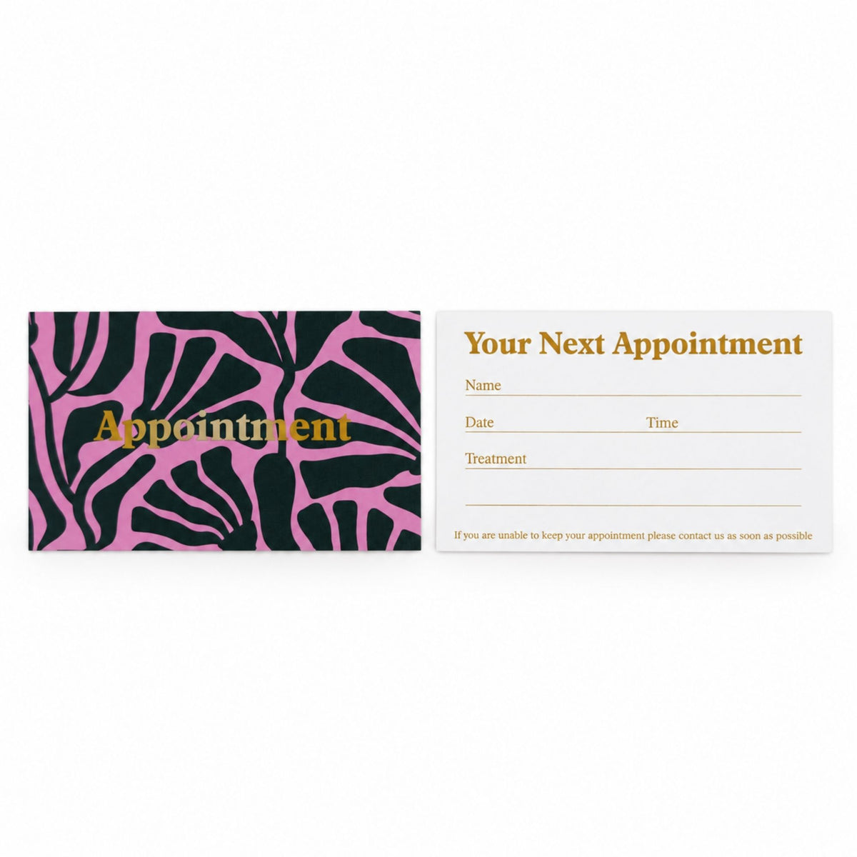 Agenda - Appointment Cards Appointment Pink Elegance (Pack Of 100)