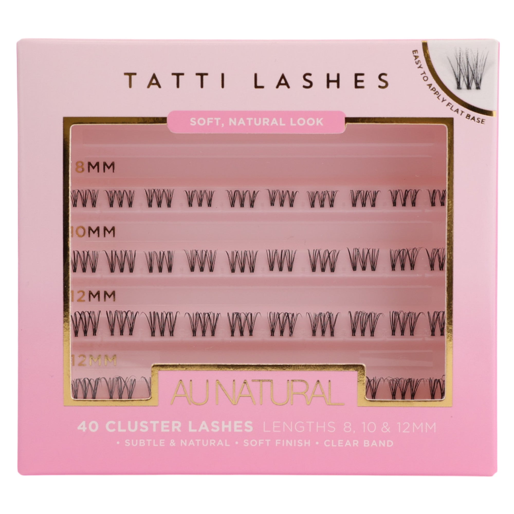 Tatti Lashes - Au Natural Individual Lashes (8, 10 & 12mm)