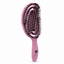 B.You - Boar Bristle Detangler Wheat Straw Brush Pastel Bloom Pink