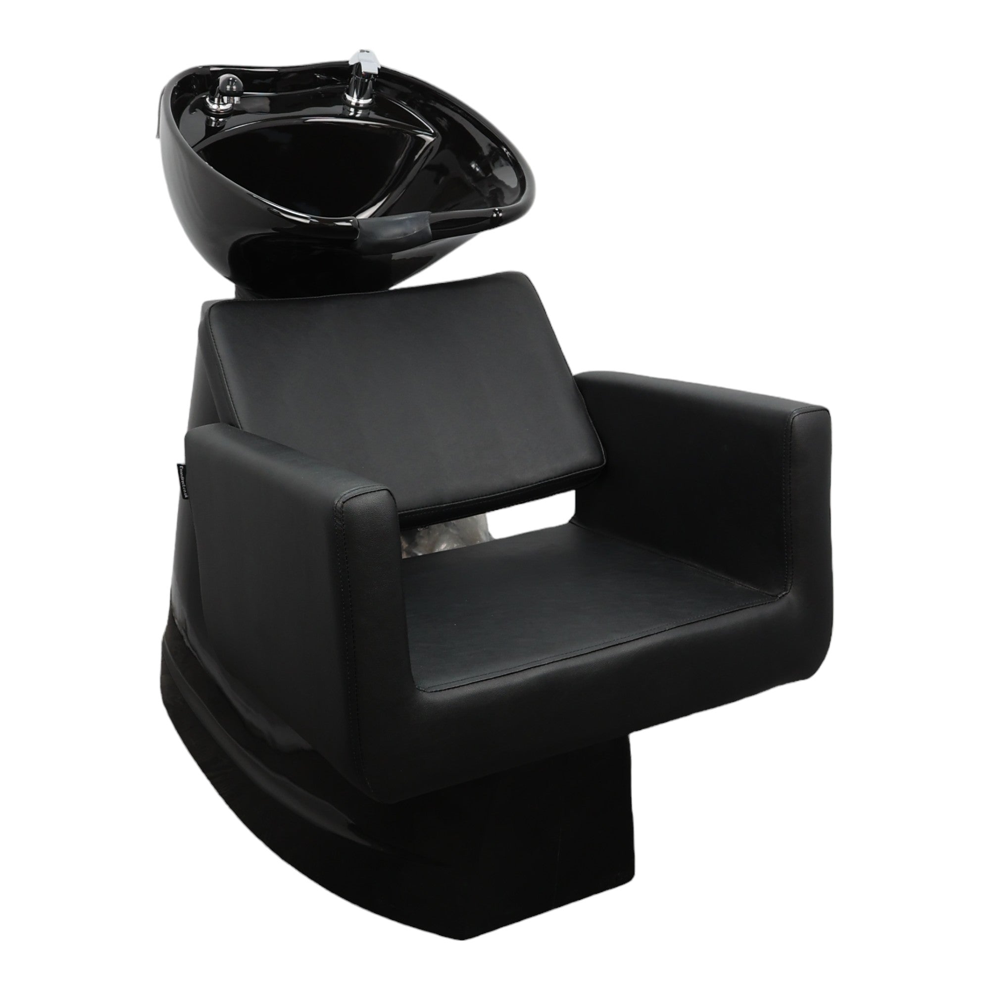 Backwash Chair - Sleek Comfort Basin Adjustable Chair Black