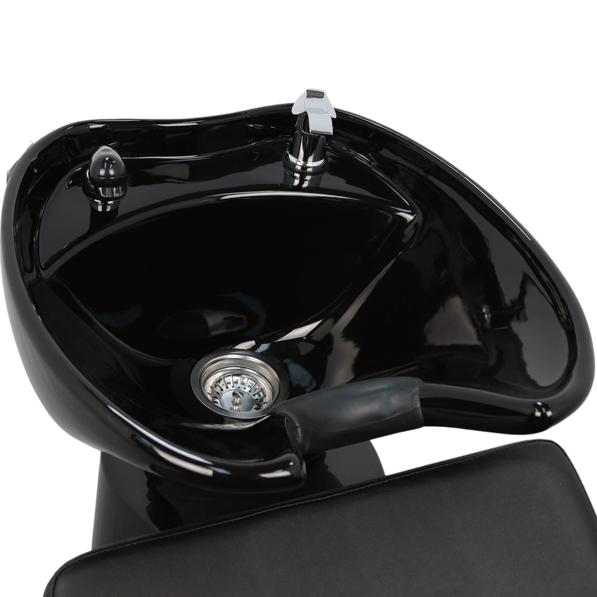 Backwash Chair - Sleek Comfort Basin Adjustable Chair Black