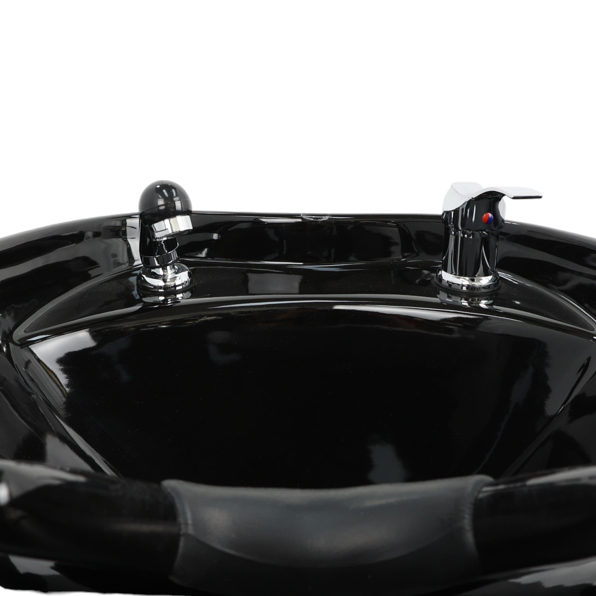 Backwash Chair - Ergonomic Luxury Basin Adjustable Chair Black