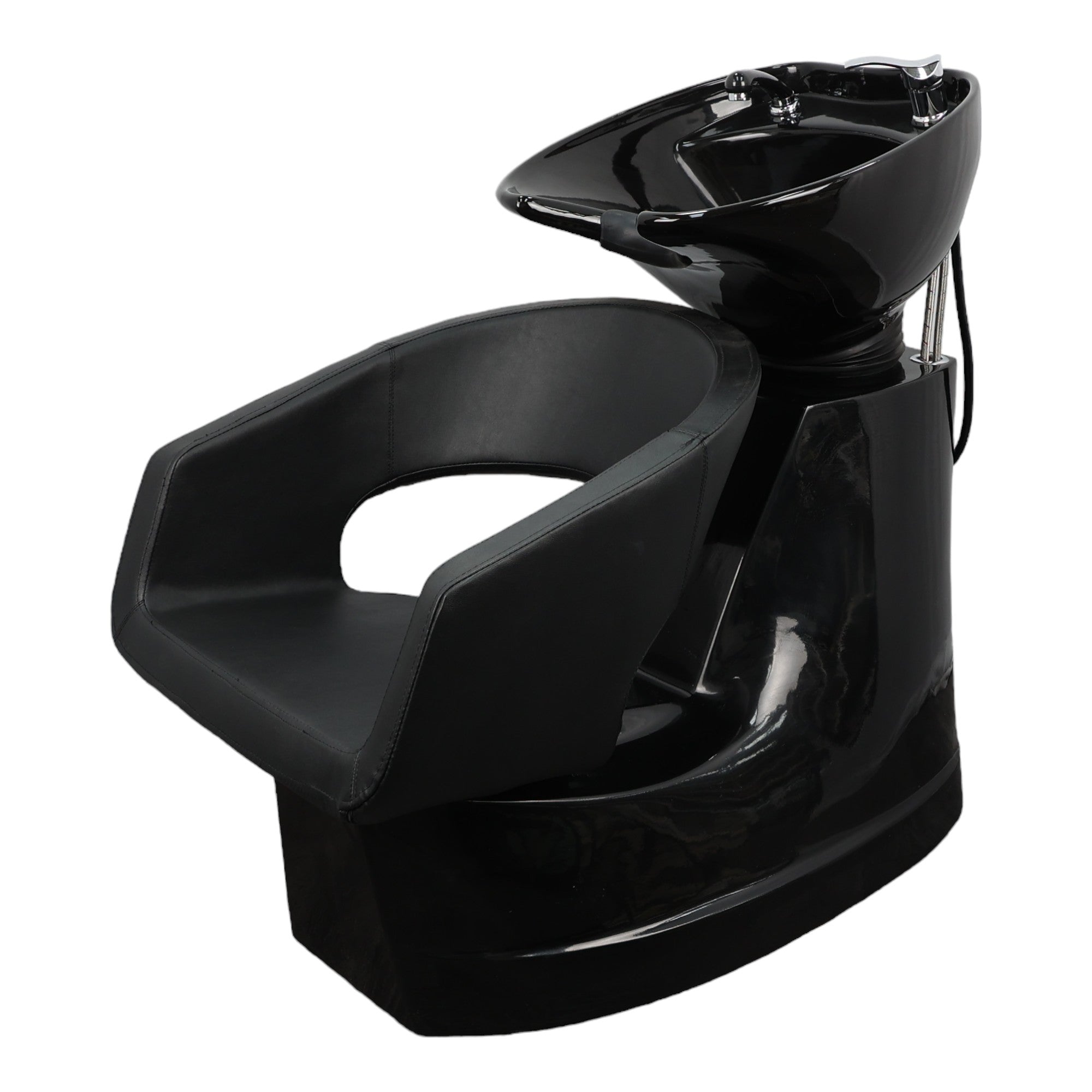 Backwash Chair - Modern Elegance Basin Adjustable Chair Black