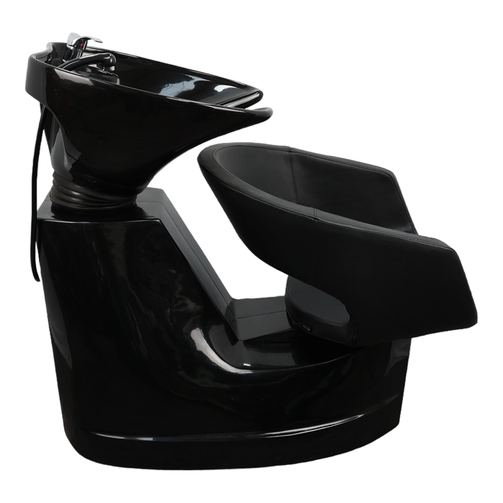 Backwash Chair - Modern Elegance Basin Adjustable Chair Black