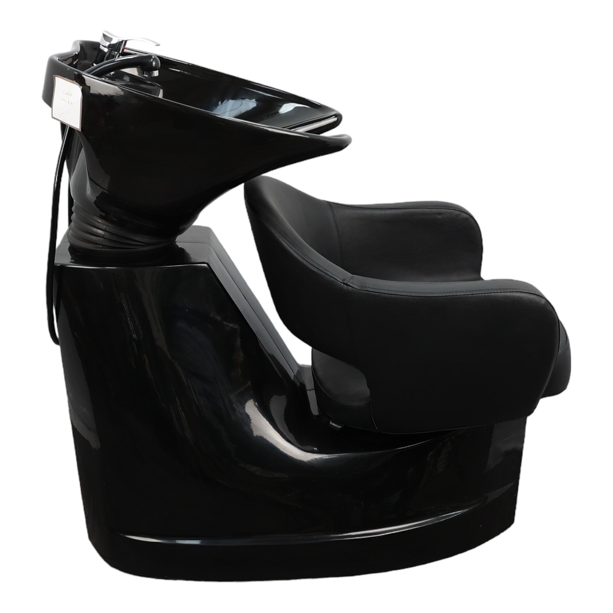 Backwash Chair - Rinse and Relax Basin Adjustable Chair Black