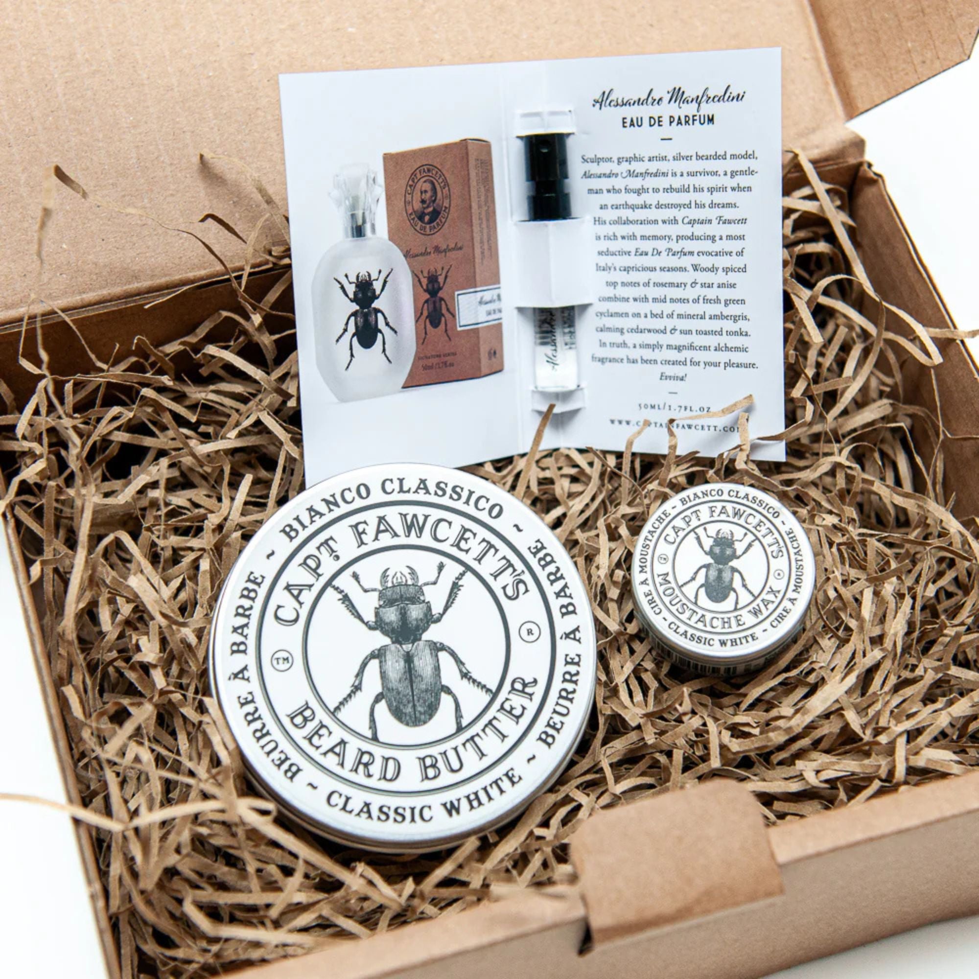 Captain Fawcett - Bianco Classico Gift Set