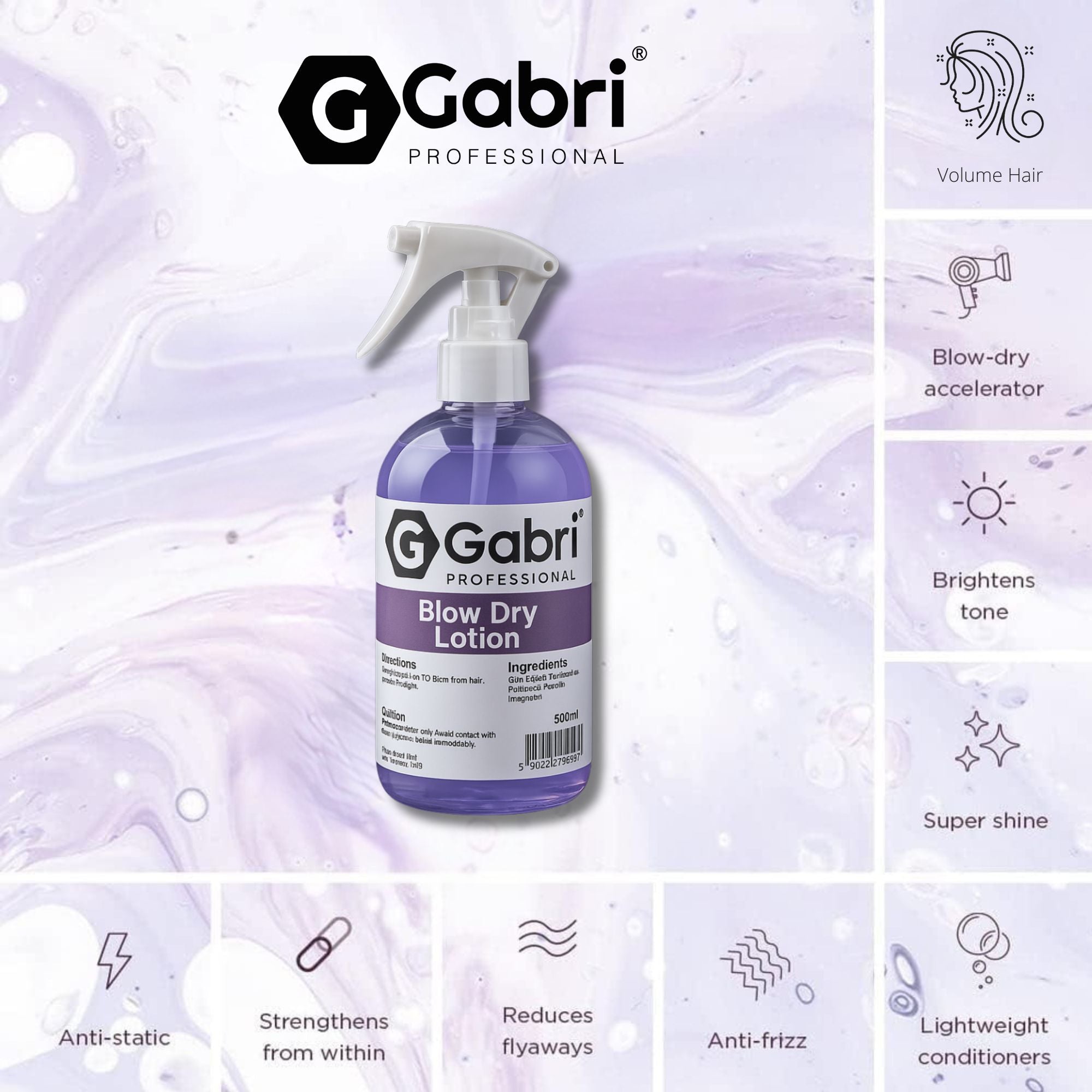 Gabri Professional -  Blow Dry Lotion 500ml
