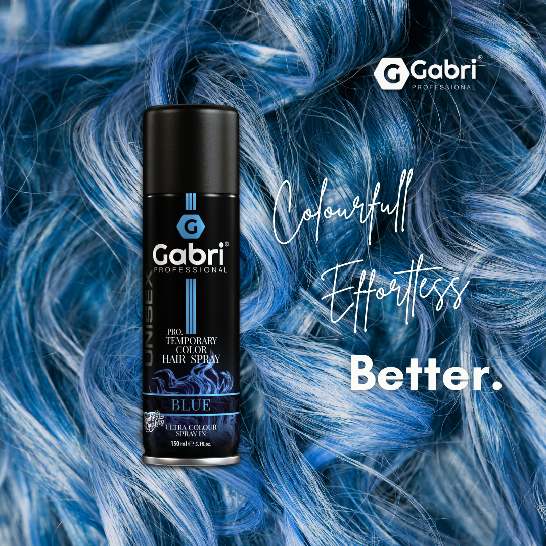 Gabri Professional - Pro Temporary Hair Colour Shimmer Spray Blue 150ml