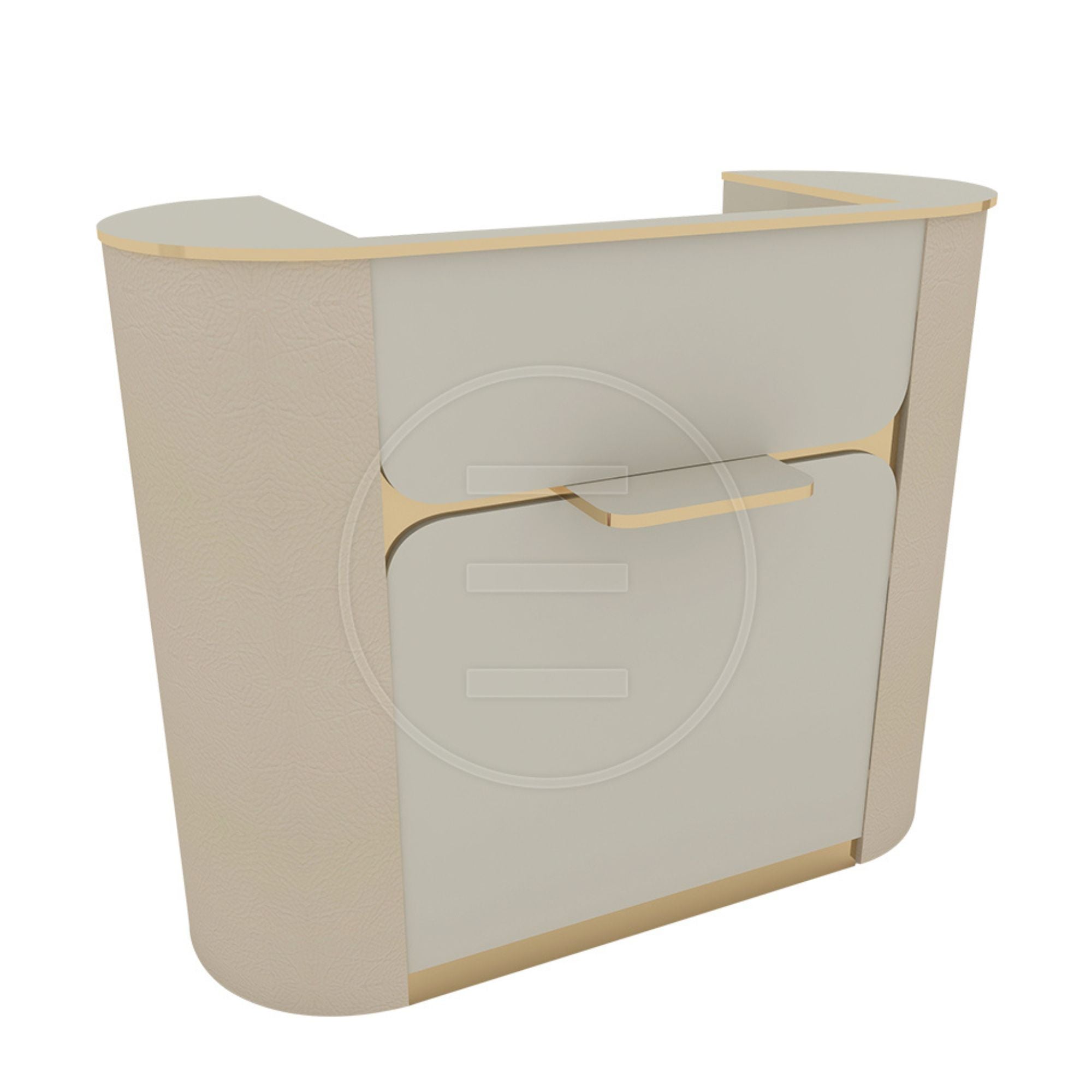 Alpeda - Boho Round Reception Desk