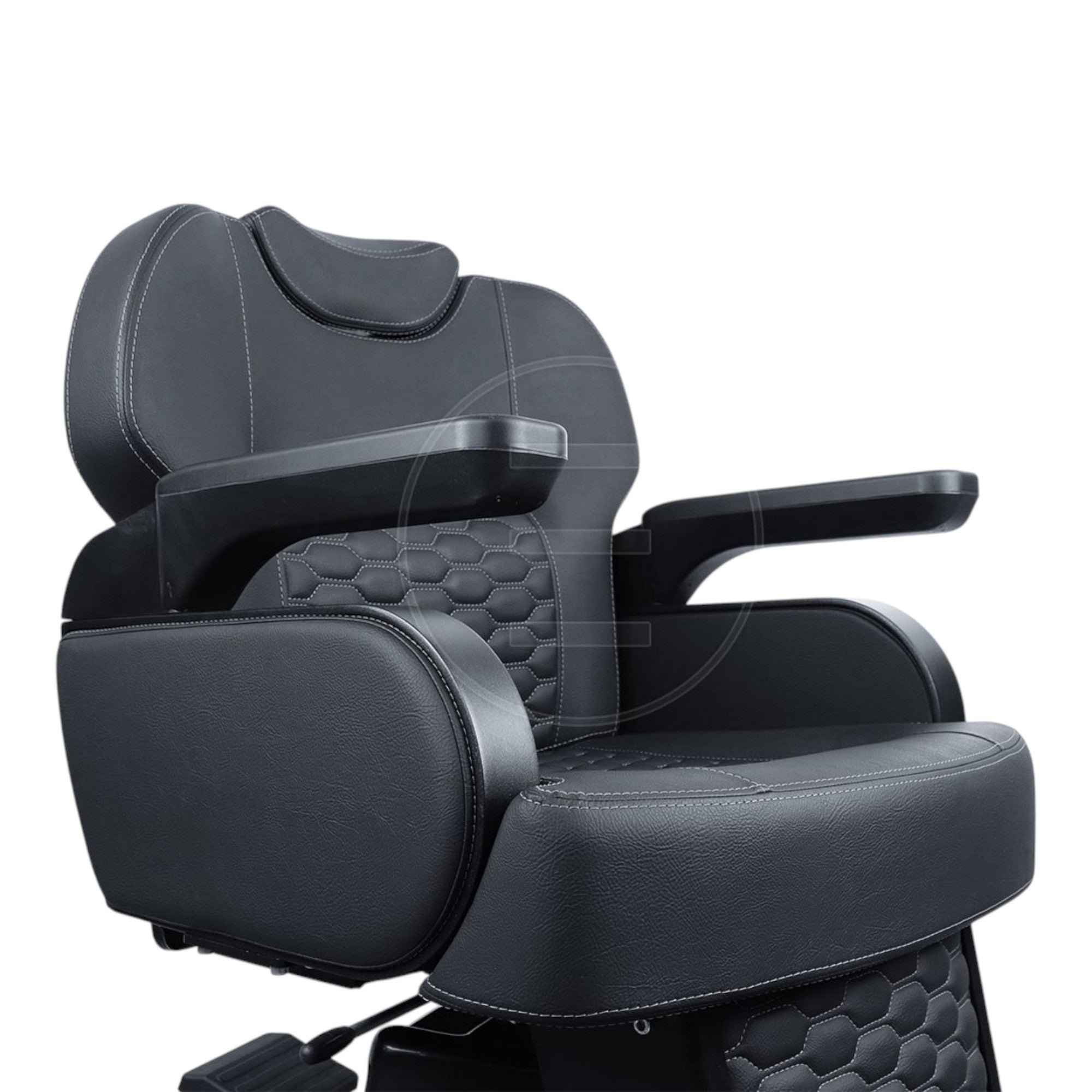 中古 BARBER'S KING FILARMONICA Alpeda - Boss Black A Barber Chair (Black Finish)