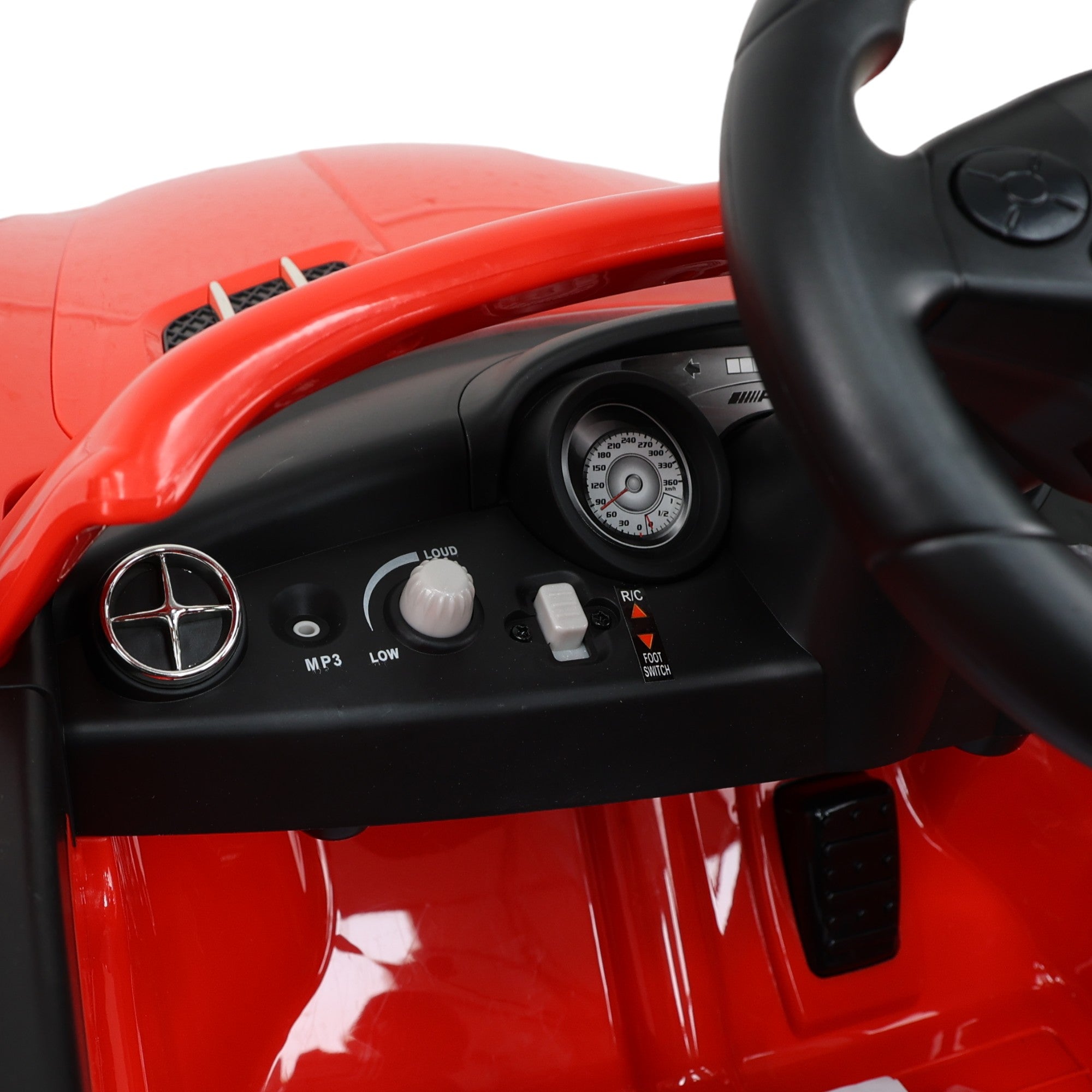 Child Barber Chairs - Mercedes Sport Car Red