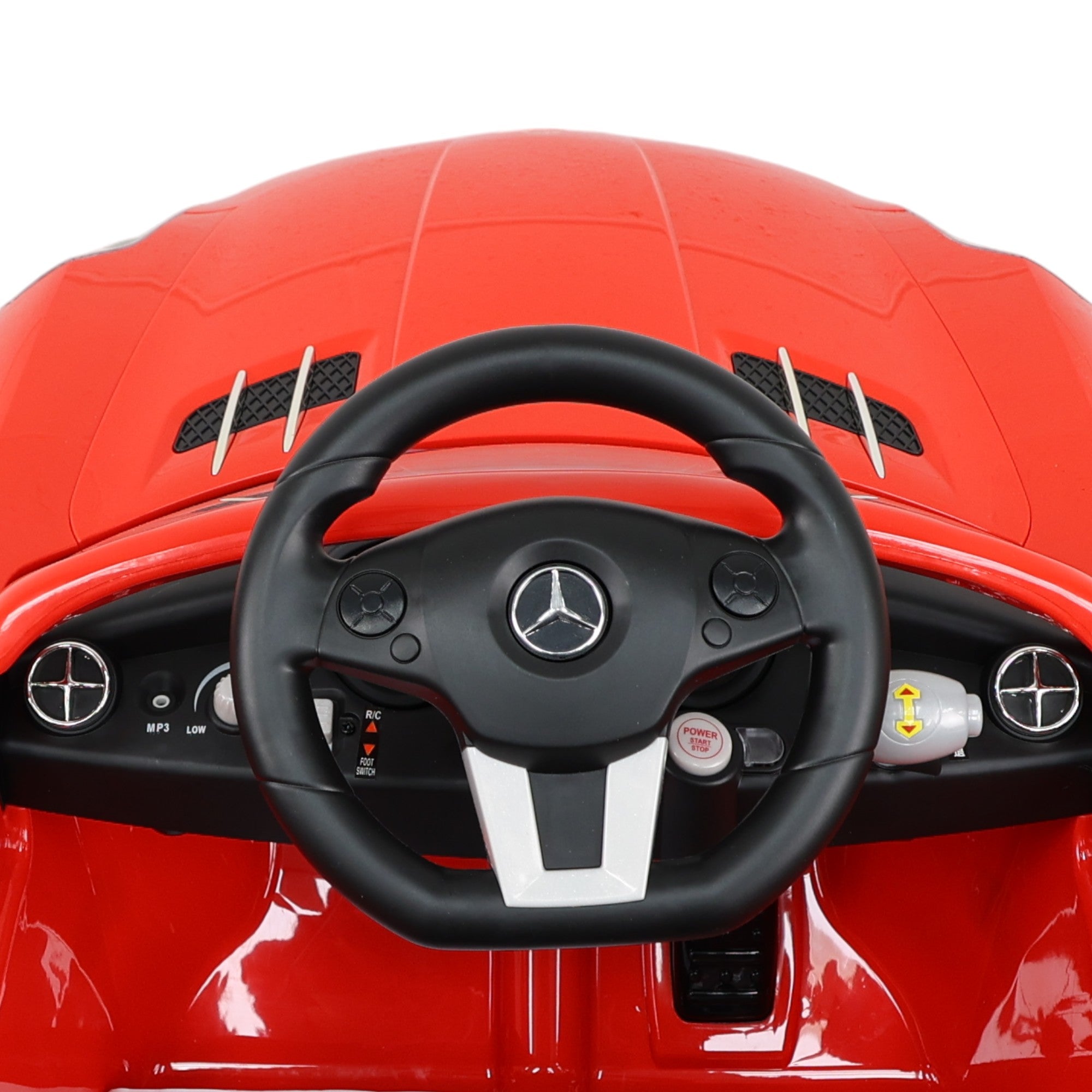 Child Barber Chairs - Mercedes Sport Car Red