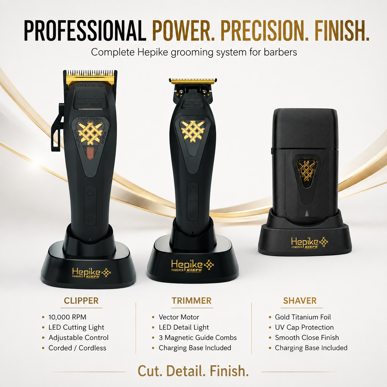 Kiepe - Hepike Powered Trimmer Gold Cordless 6361